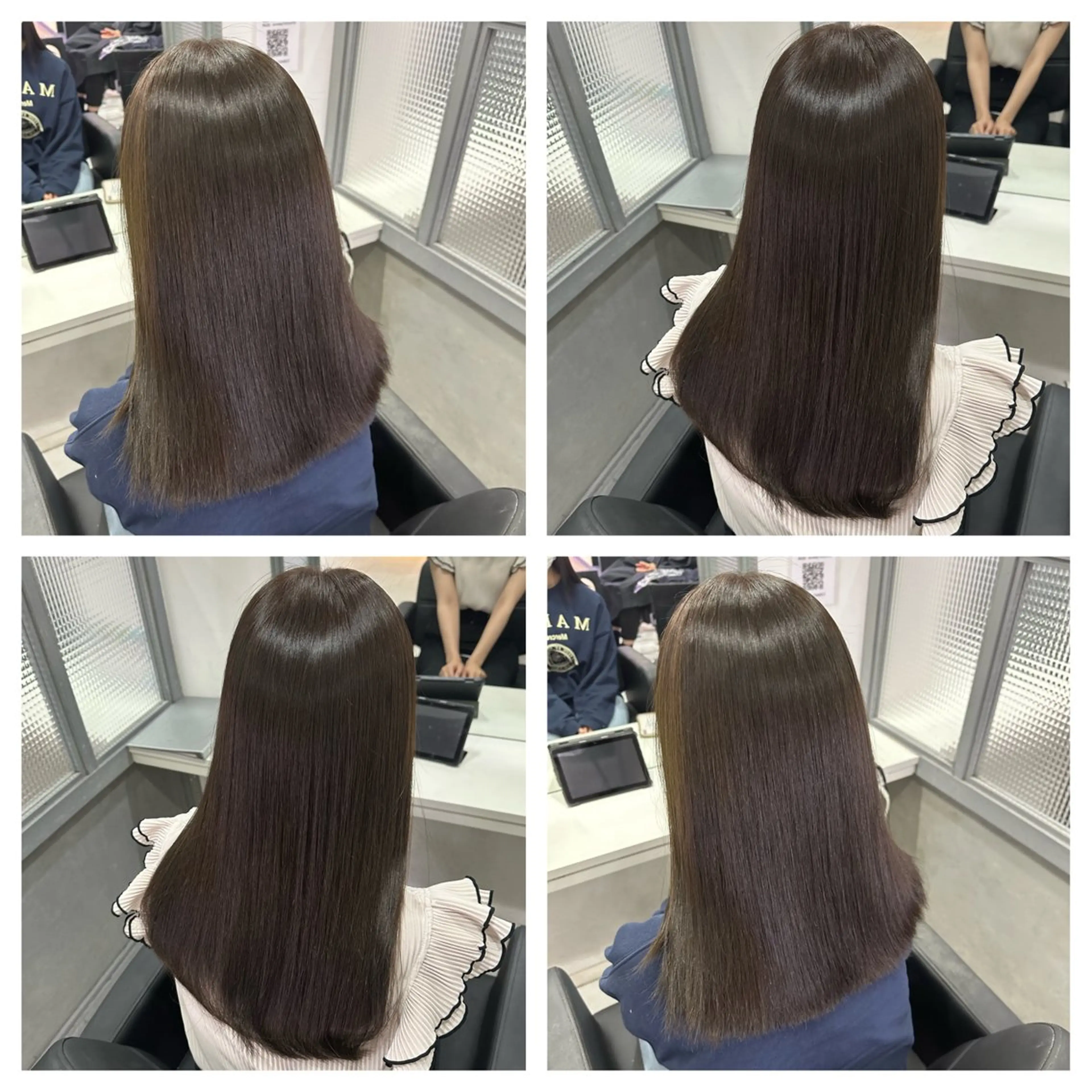 セミロング カラー ヘアアレンジ 🎀推し活ヘアー🎀 Yuuna🐰💖のヘアスタイル