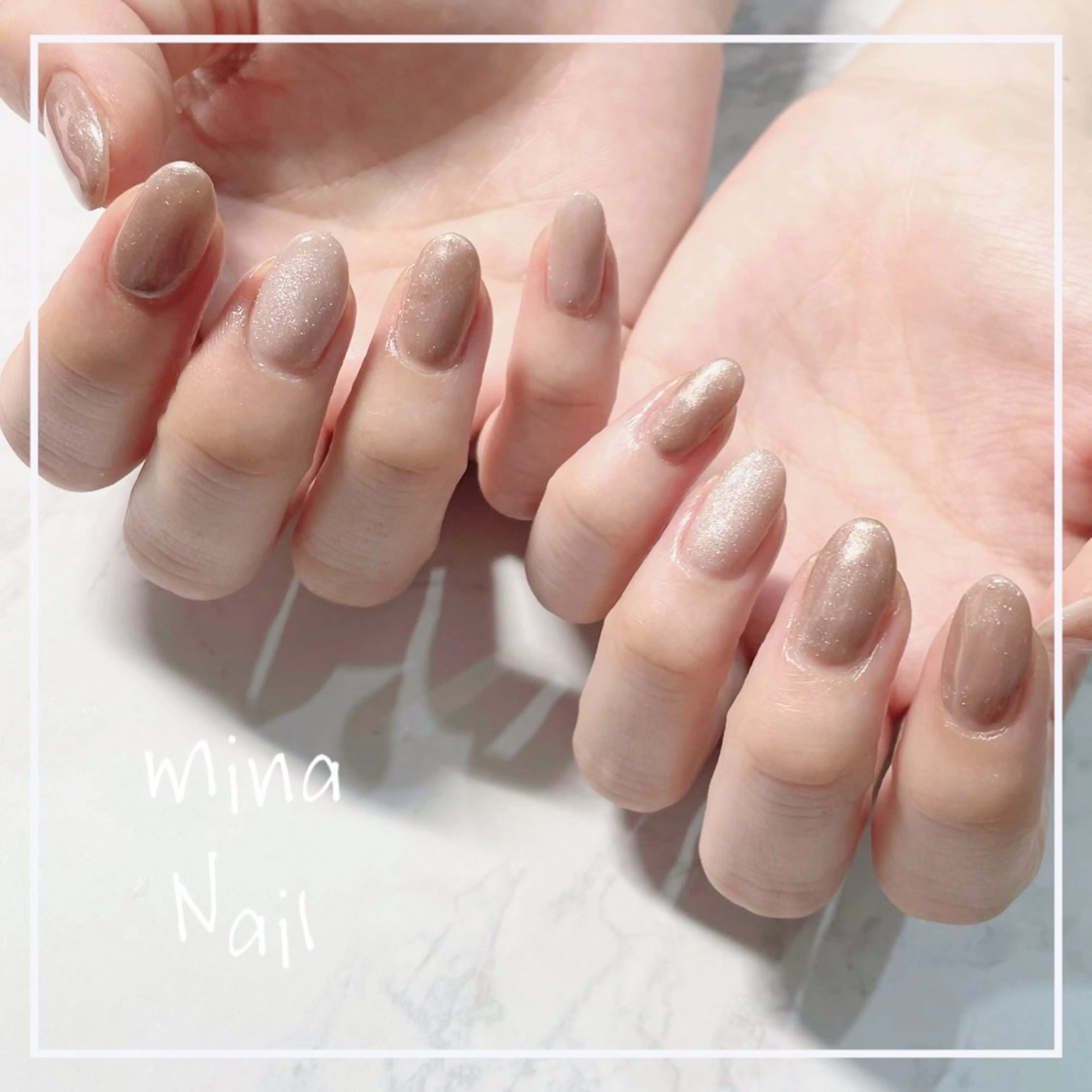 ネイル ラメ(グリッター) マグネットネイル mina Nailのネイルデザイン