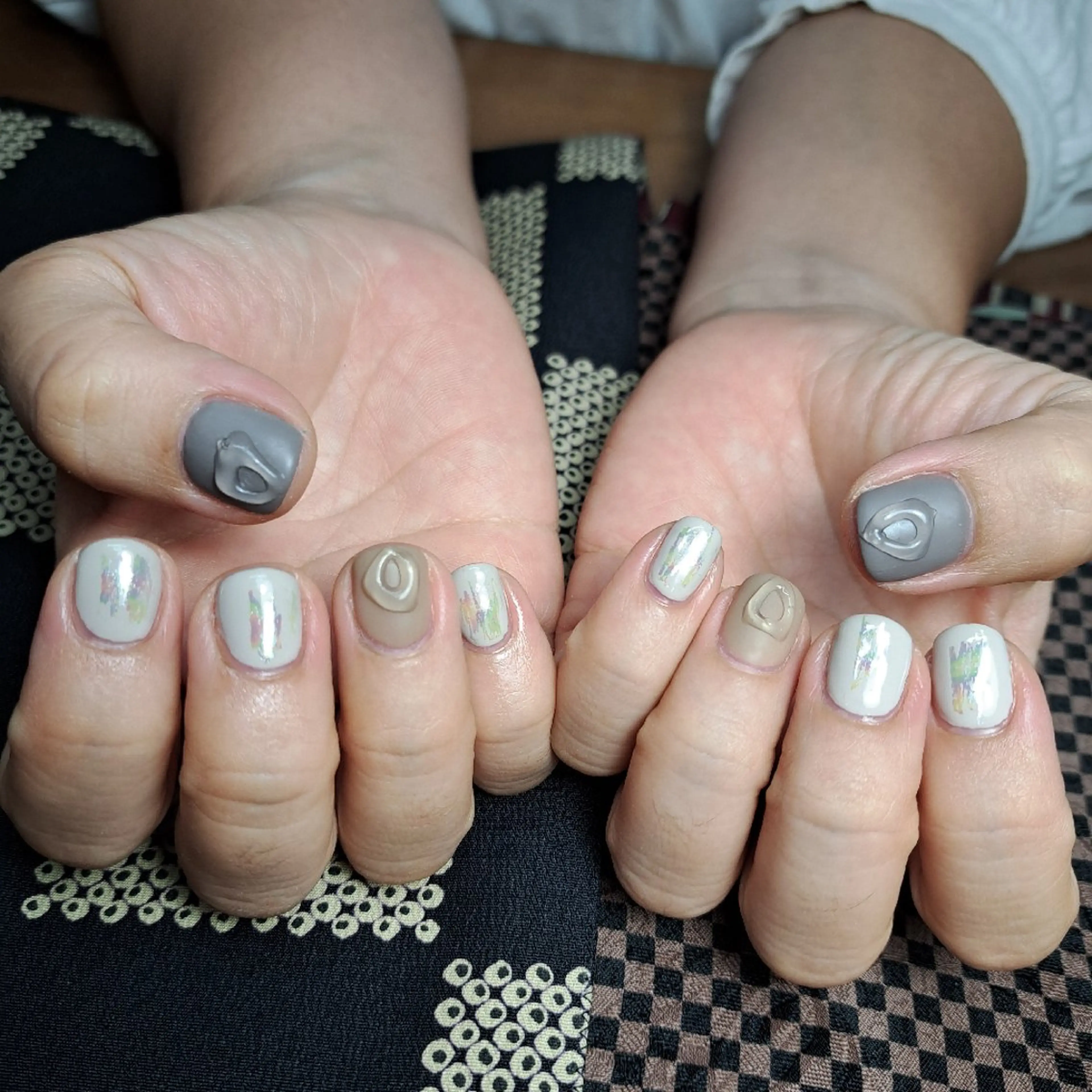 ネイル シンプルネイル HAYASHI  Nのネイルデザイン