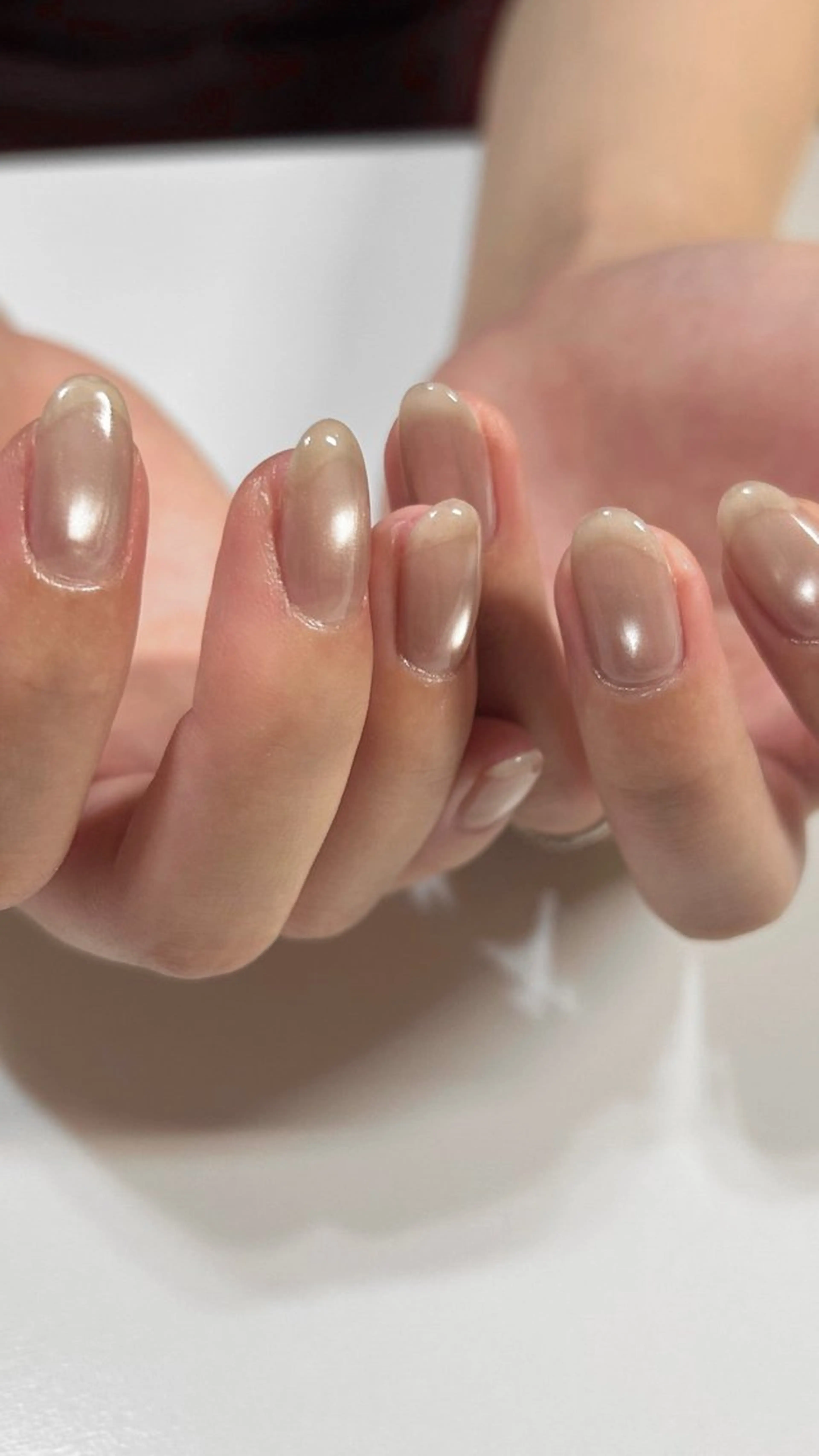 ネイル 氷ネイル・うるうるネイル マグネットネイル ハンドネイル nail salon mynteのネイルデザイン