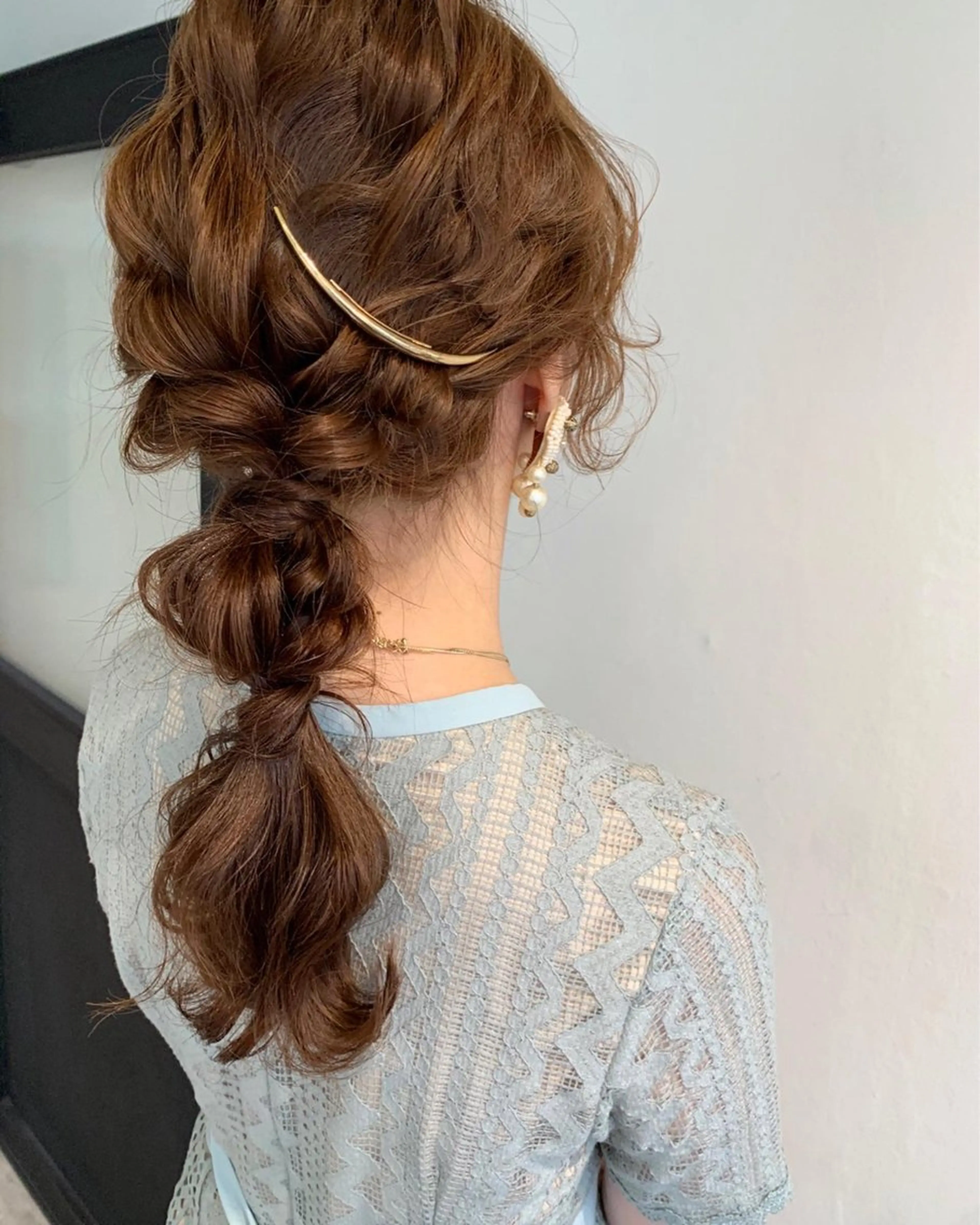 【アレンジNo.1】🍃ゆるふわ＊hair SETの写真