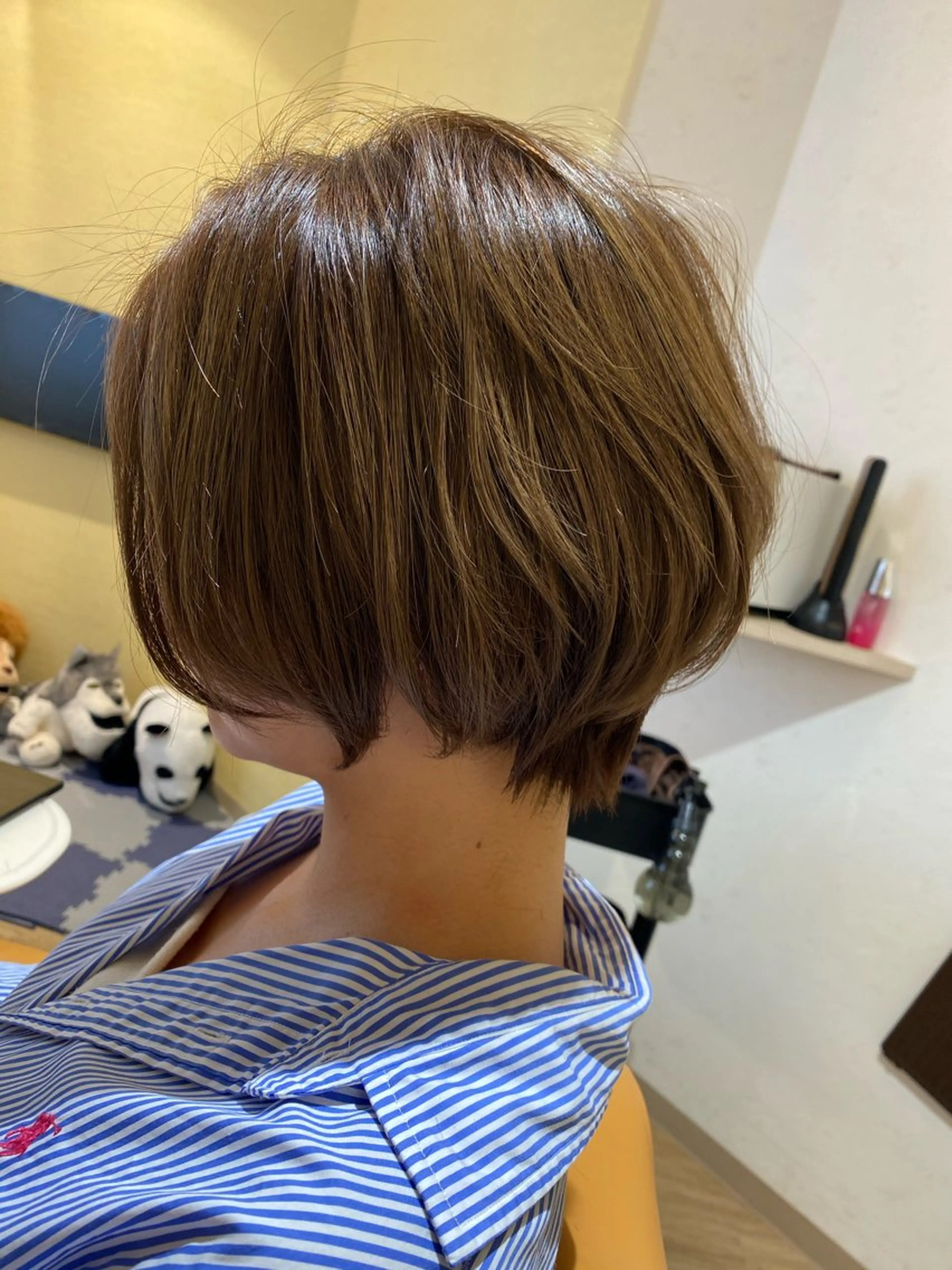 ばっさりカットの写真