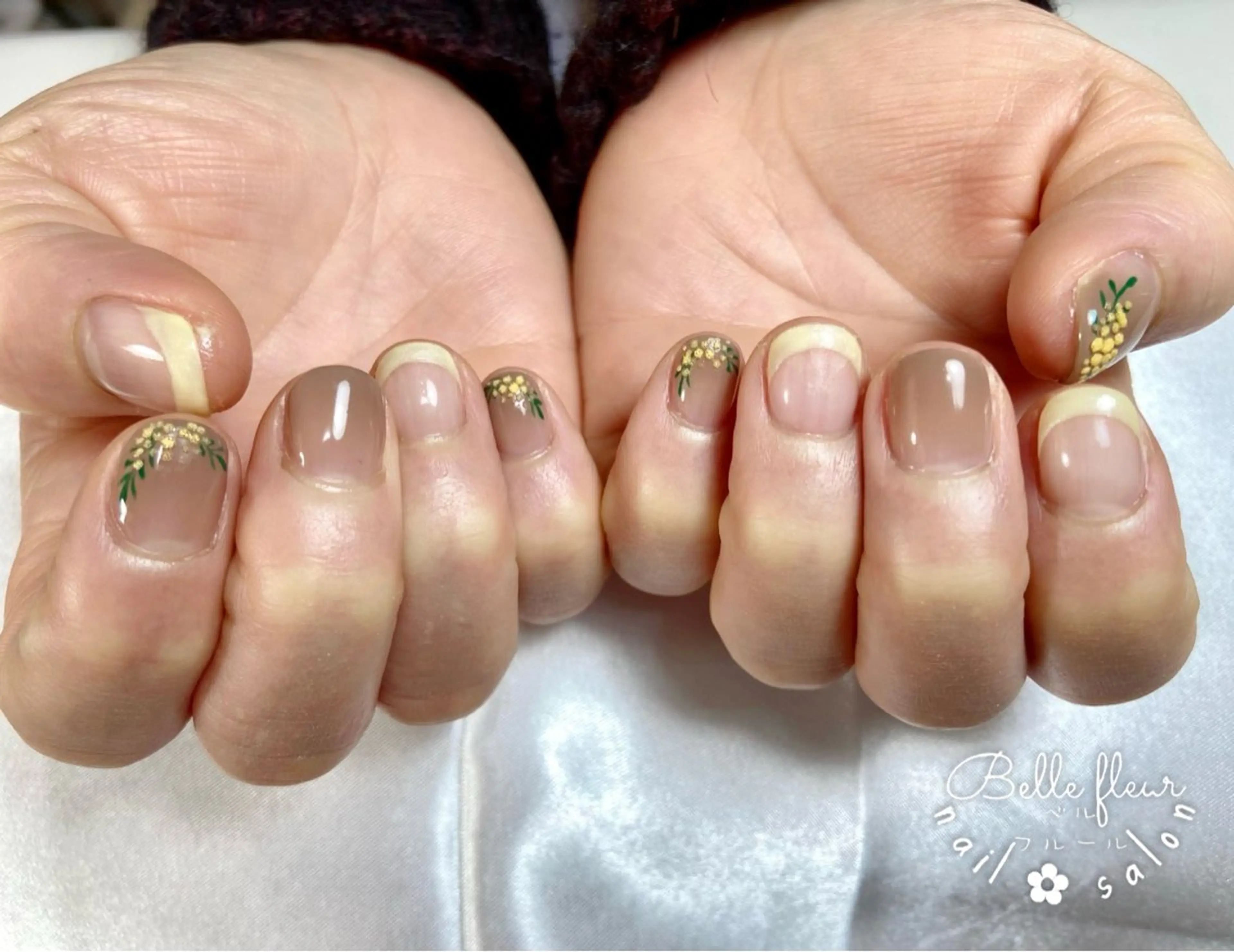 ネイル ハンドネイル ﾈｲﾙｻﾛﾝ Bellefleurのネイルデザイン