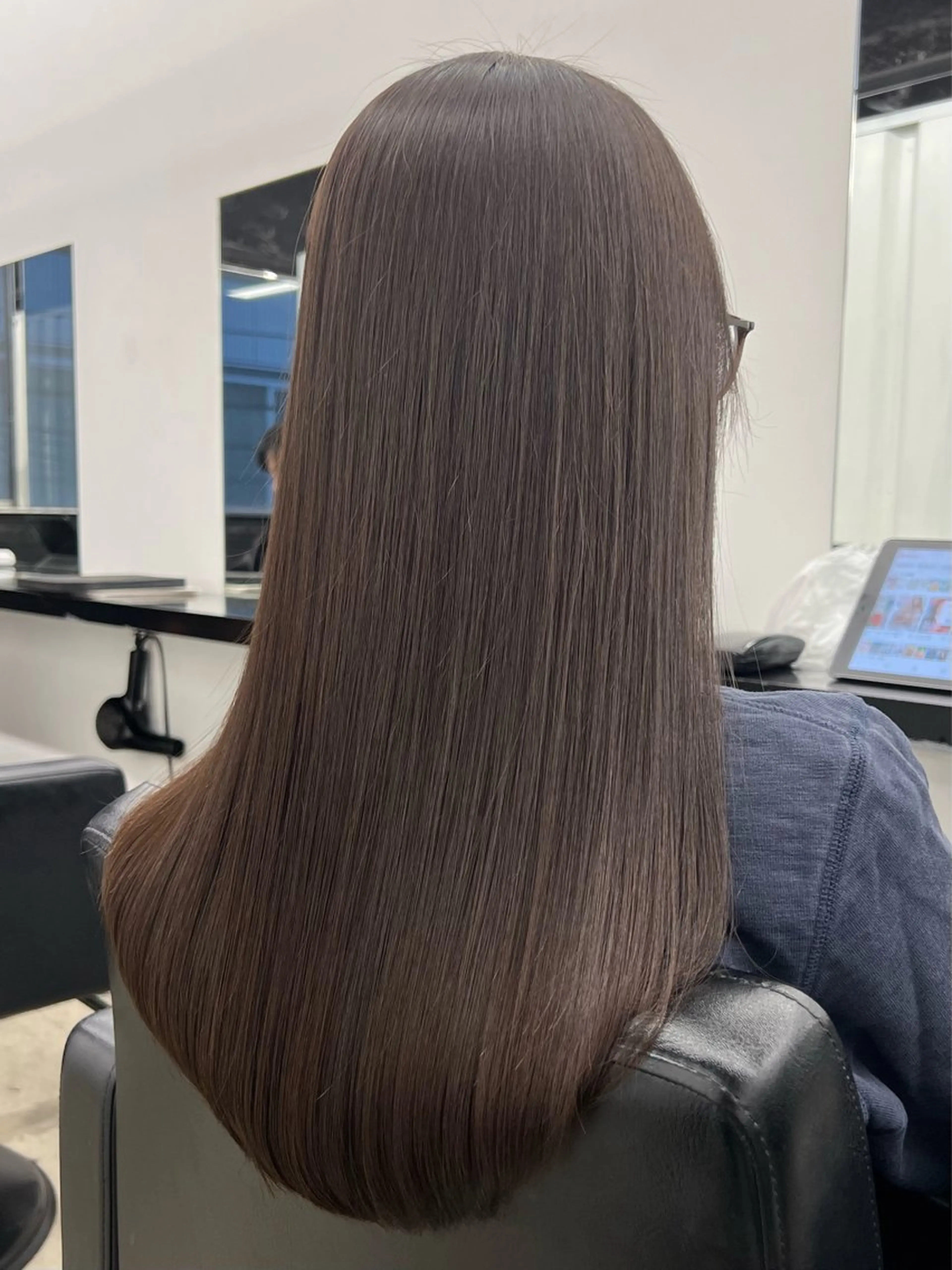 ロング カラー ヘアカラー トリートメント 原宿 ツヤカラー🫧 ちり🍎のヘアスタイル