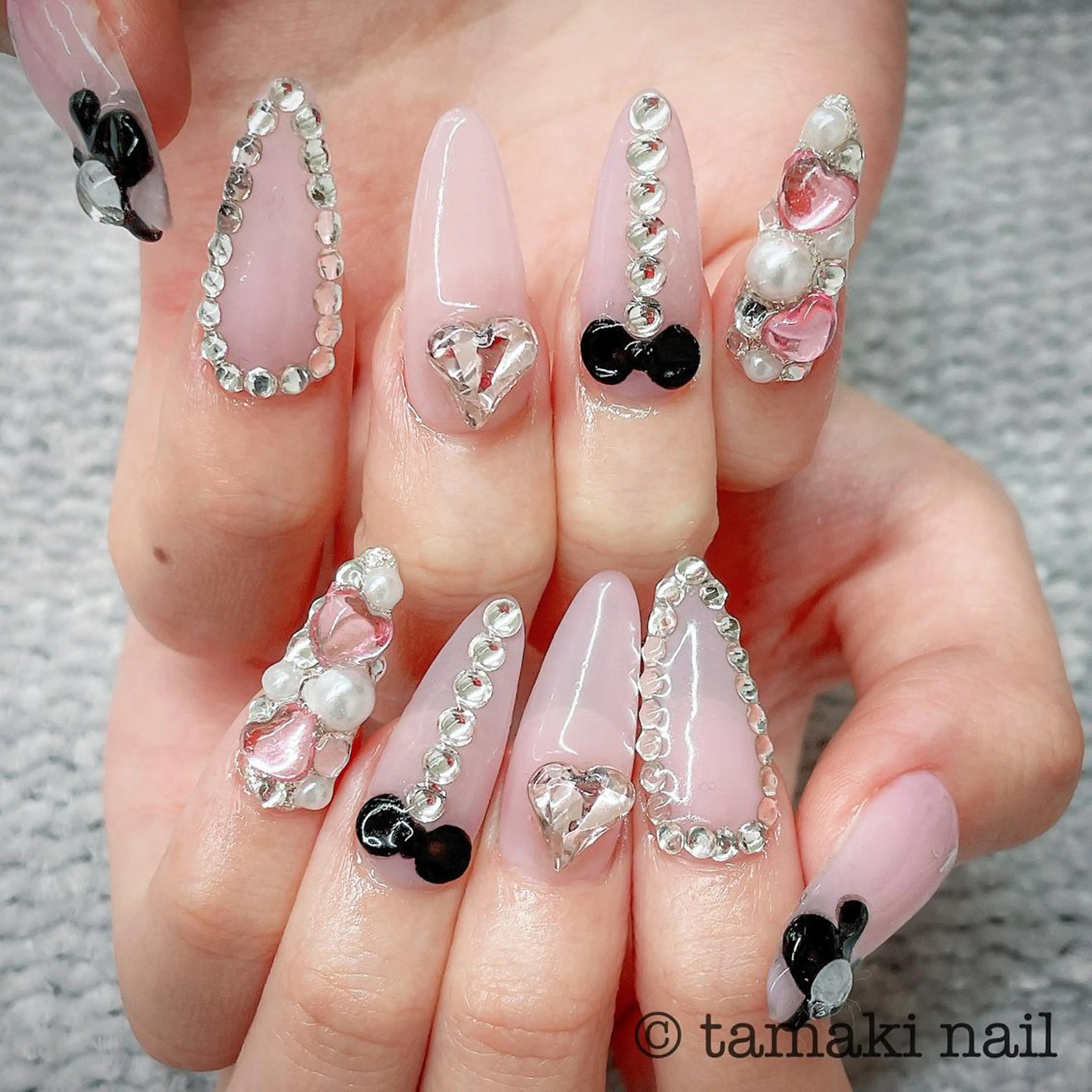 ネイル ロングネイル スカルプネイル ハンドネイル MAYME所属・MAYME TAMAKIのネイルデザイン