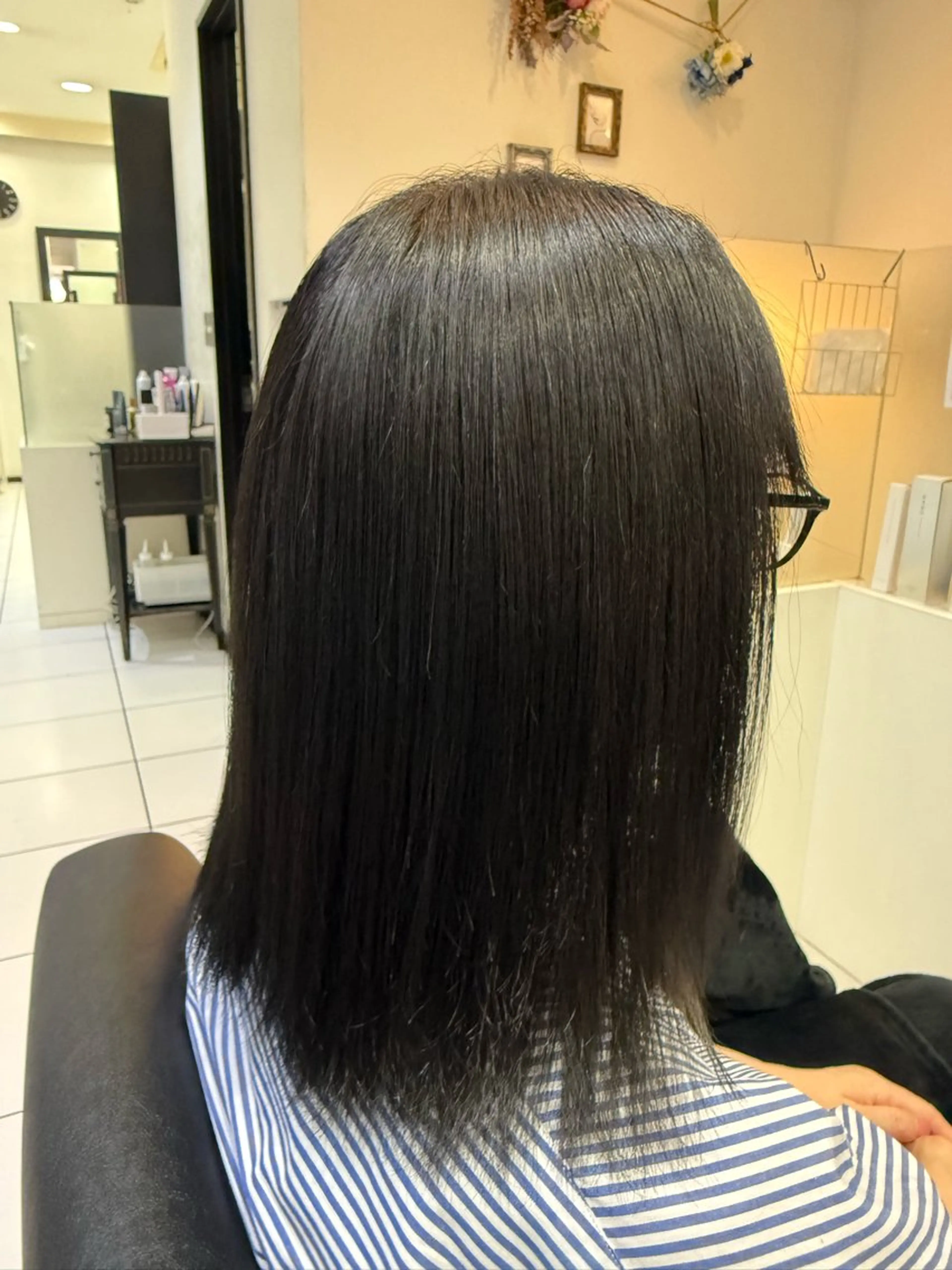 カラー ブラウンカラー グレージュ やながわ あつきのヘアスタイル