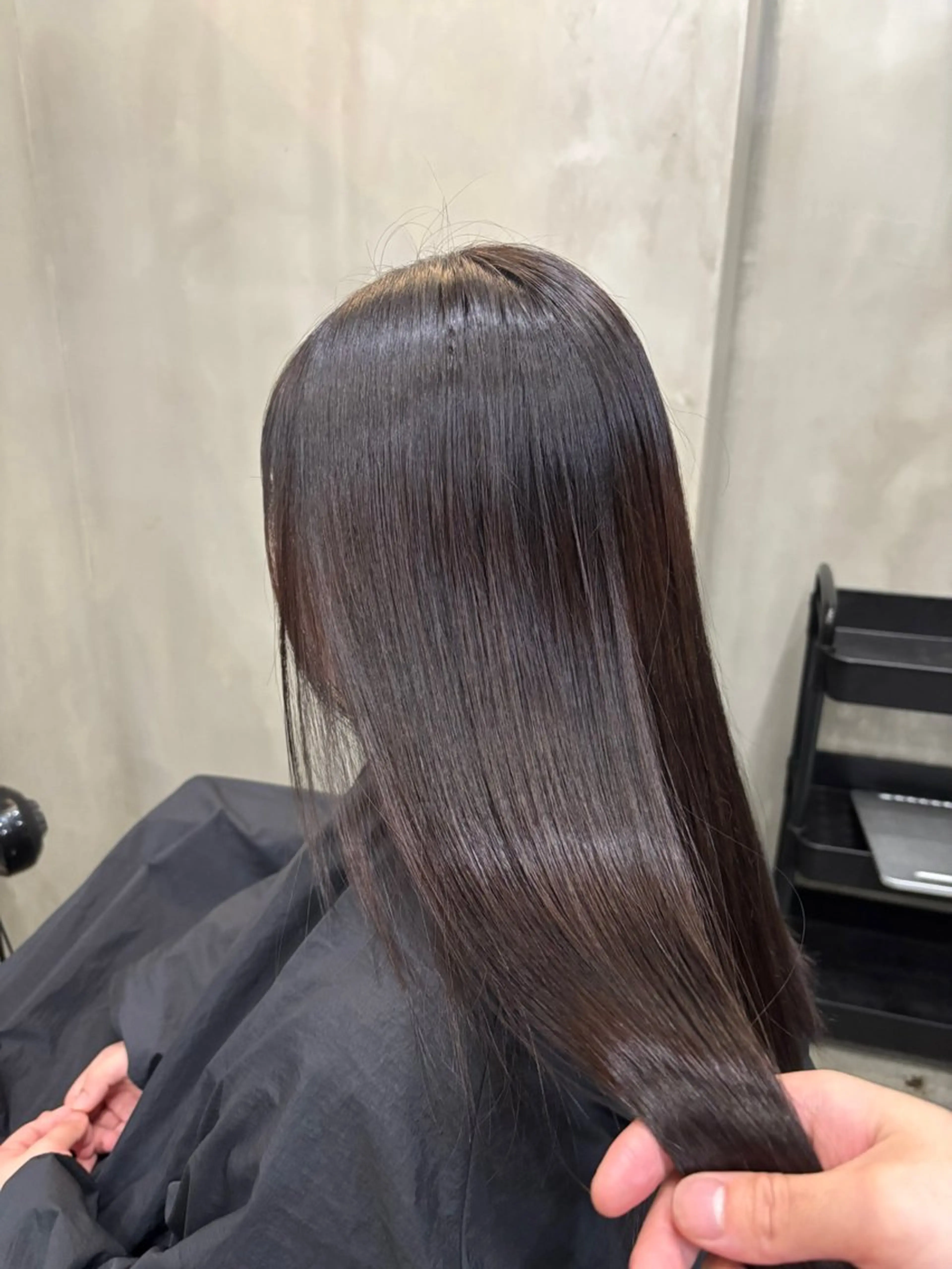 セミロング カラー ブラウンカラー ヘアカラー VOYAGE所属・中園 康のヘアスタイル