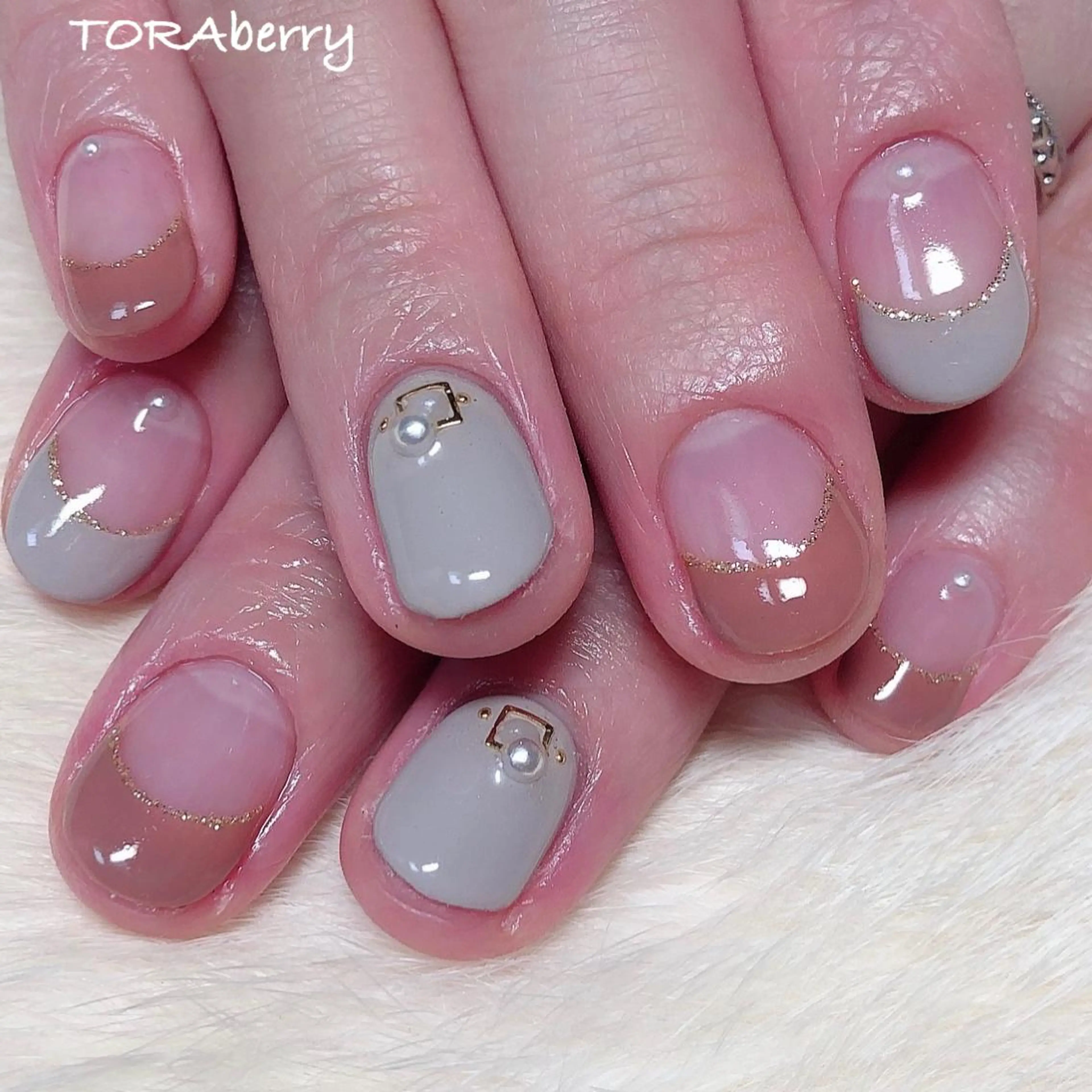 ネイル オフィスネイル ハンドネイル ネイリスト なつみのネイルデザイン