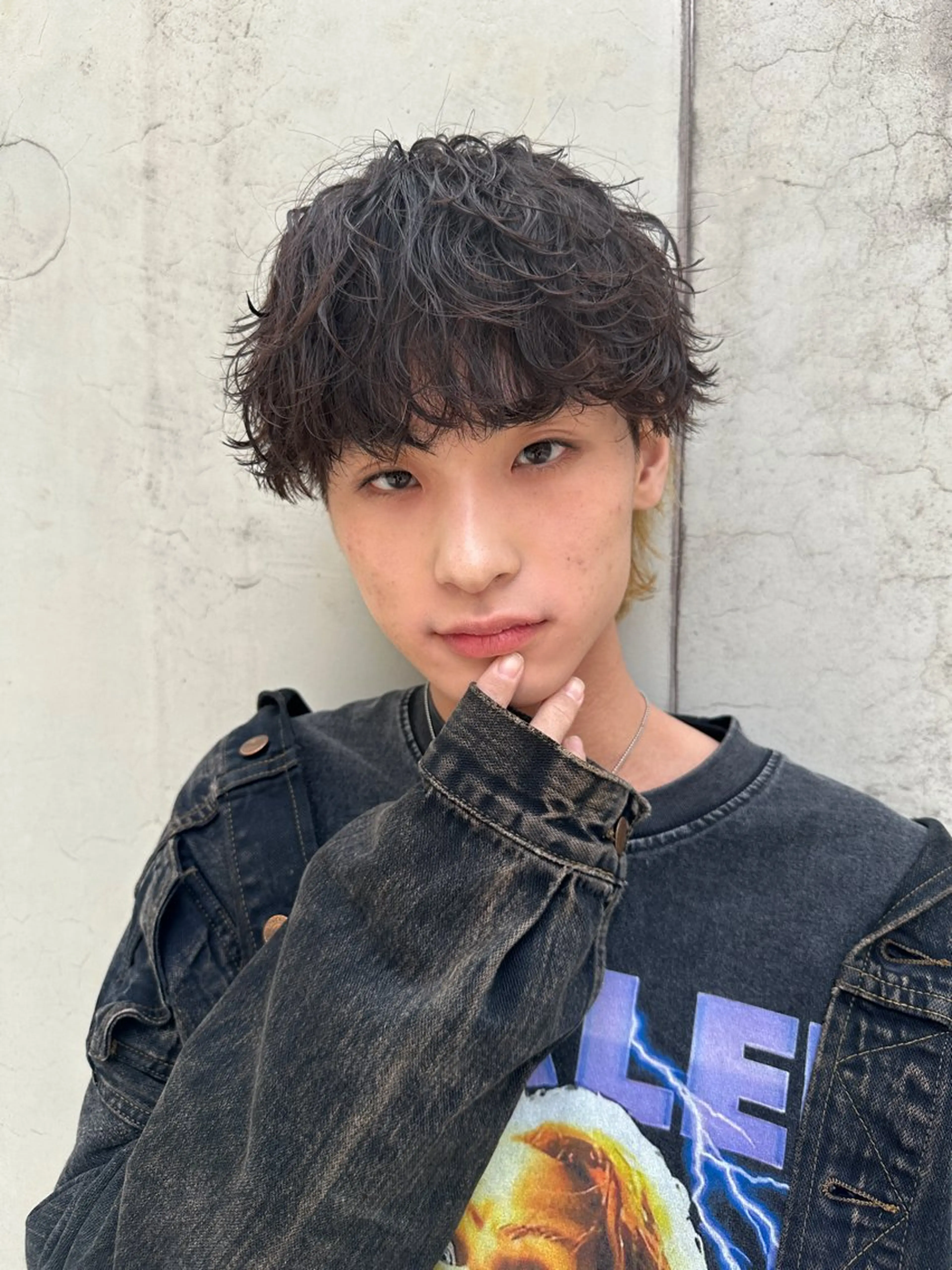 ショート カラー パーマ ヘアアレンジ メンズ カット パーマ トリートメント ヘアセット 亀井隆汰/メンズ専門 パーマ特化美容師のヘアスタイル