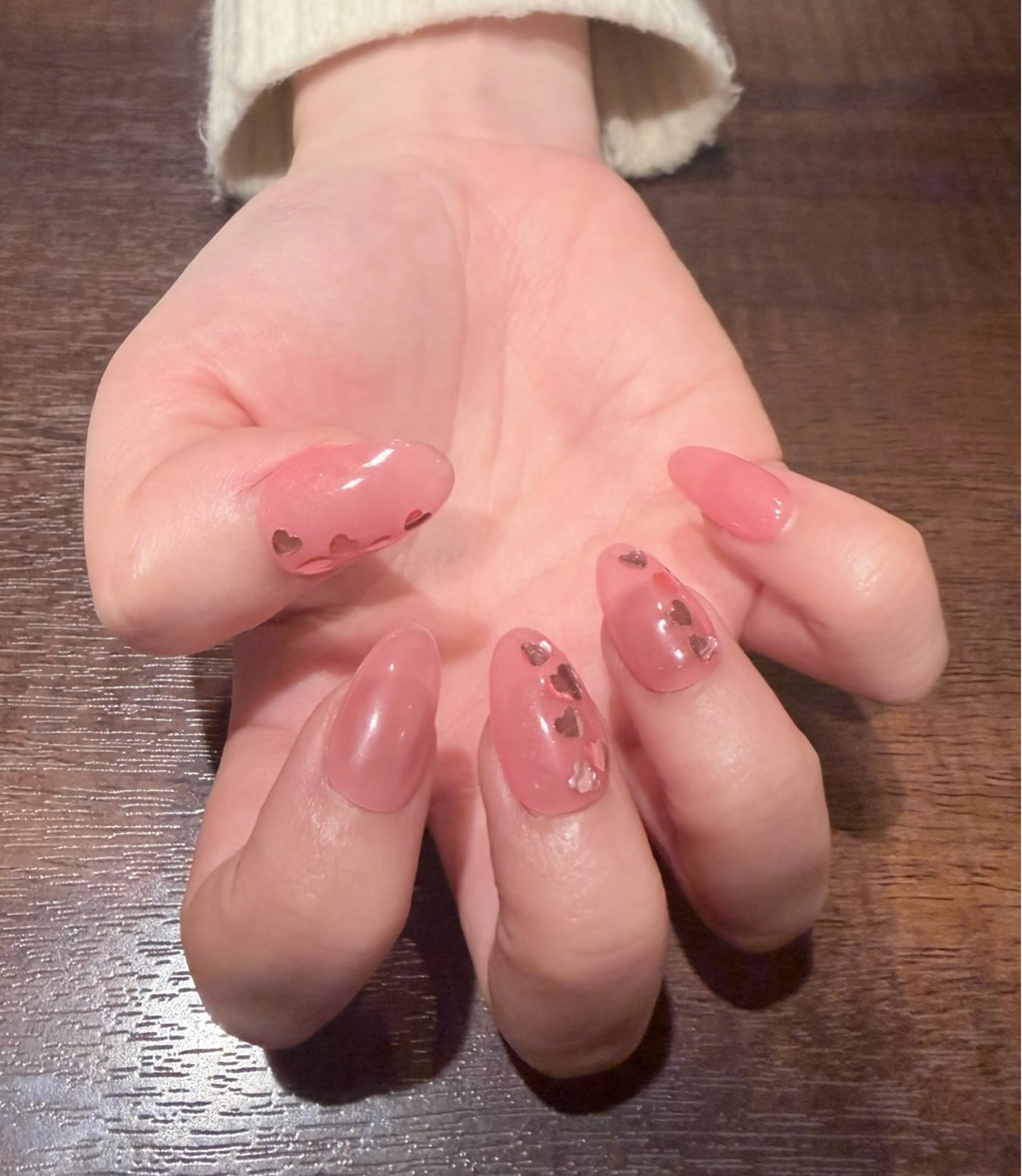 ネイル ハート ホログラムネイル MARIA .のネイルデザイン