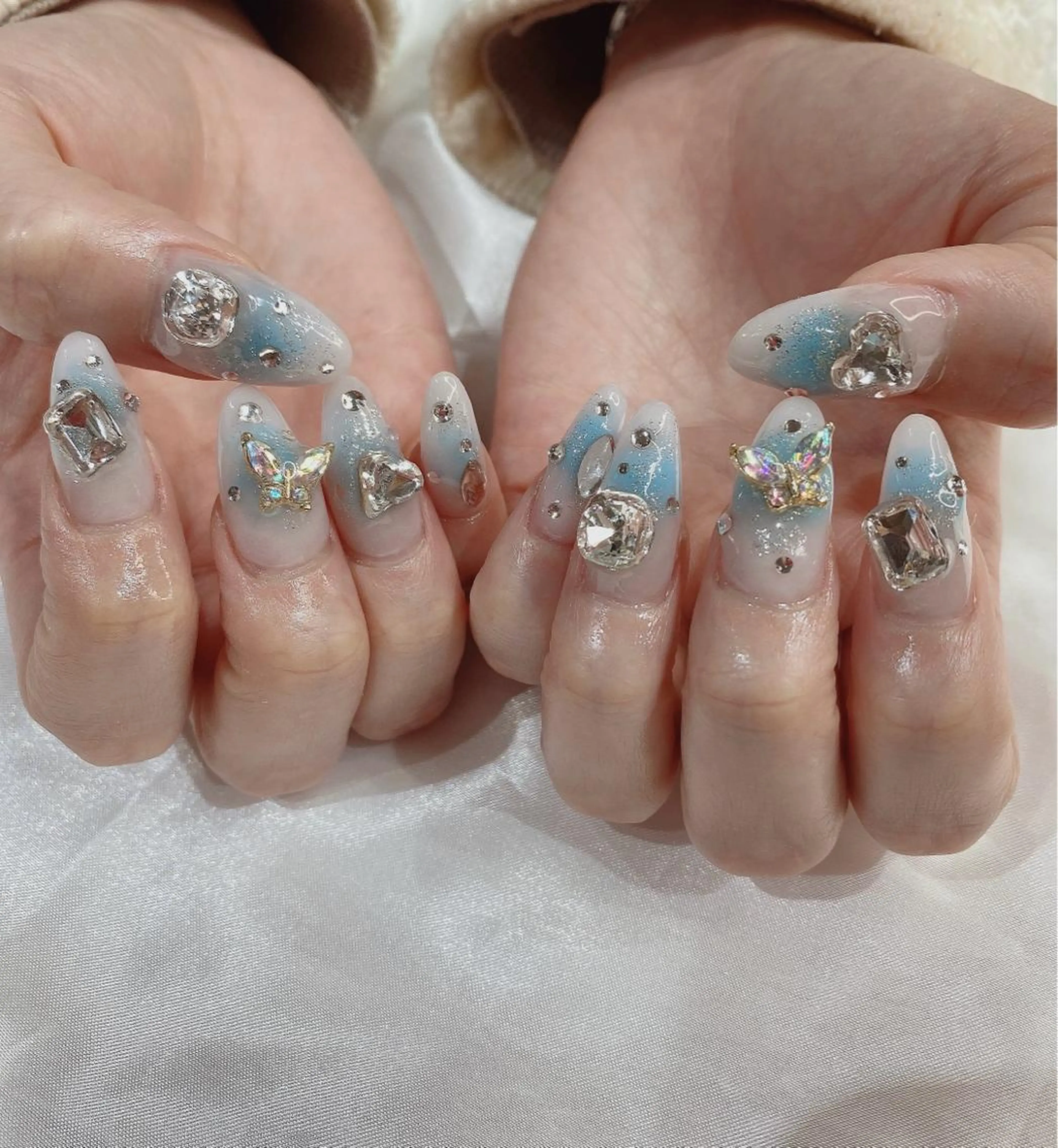 セミロング ハンドネイル JNA認定講師🌸 RIEのネイルデザイン