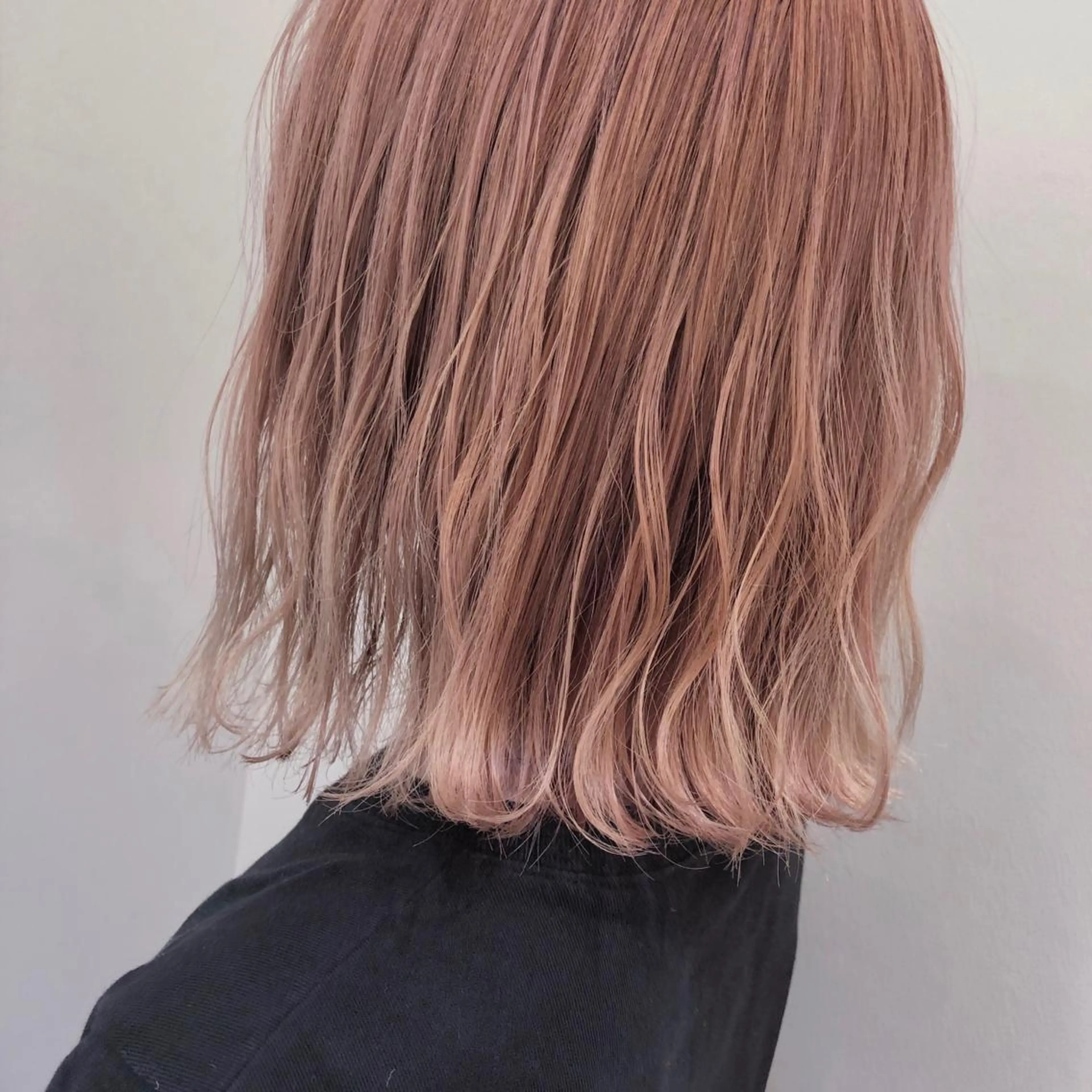 カラー ベージュカラー 透明感カラー ダブルカラー ピンクカラー ピンクベージュ 中澤 美緒のヘアスタイル