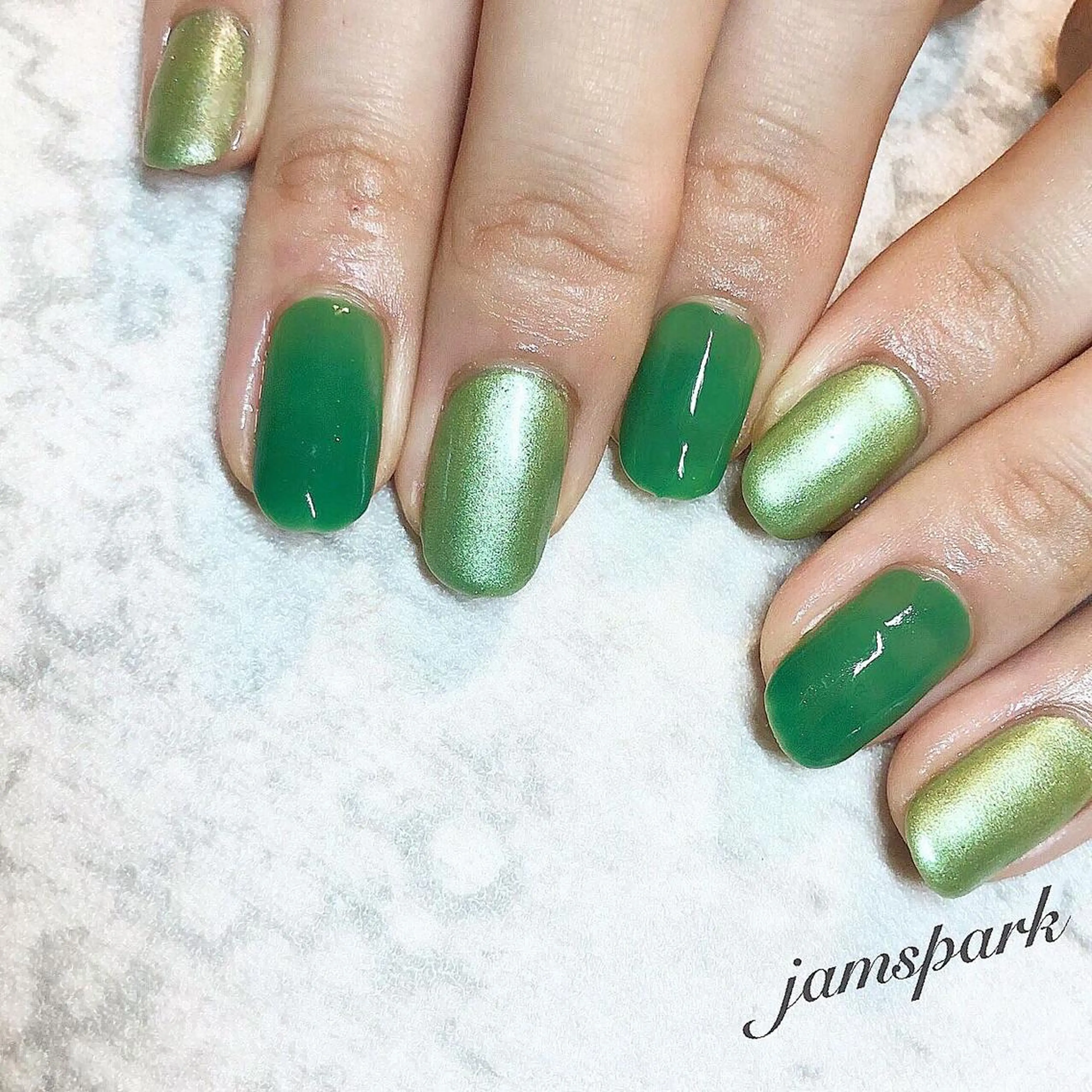 ネイル ワンカラーネイル ハンドネイル jamspark ✨のネイルデザイン