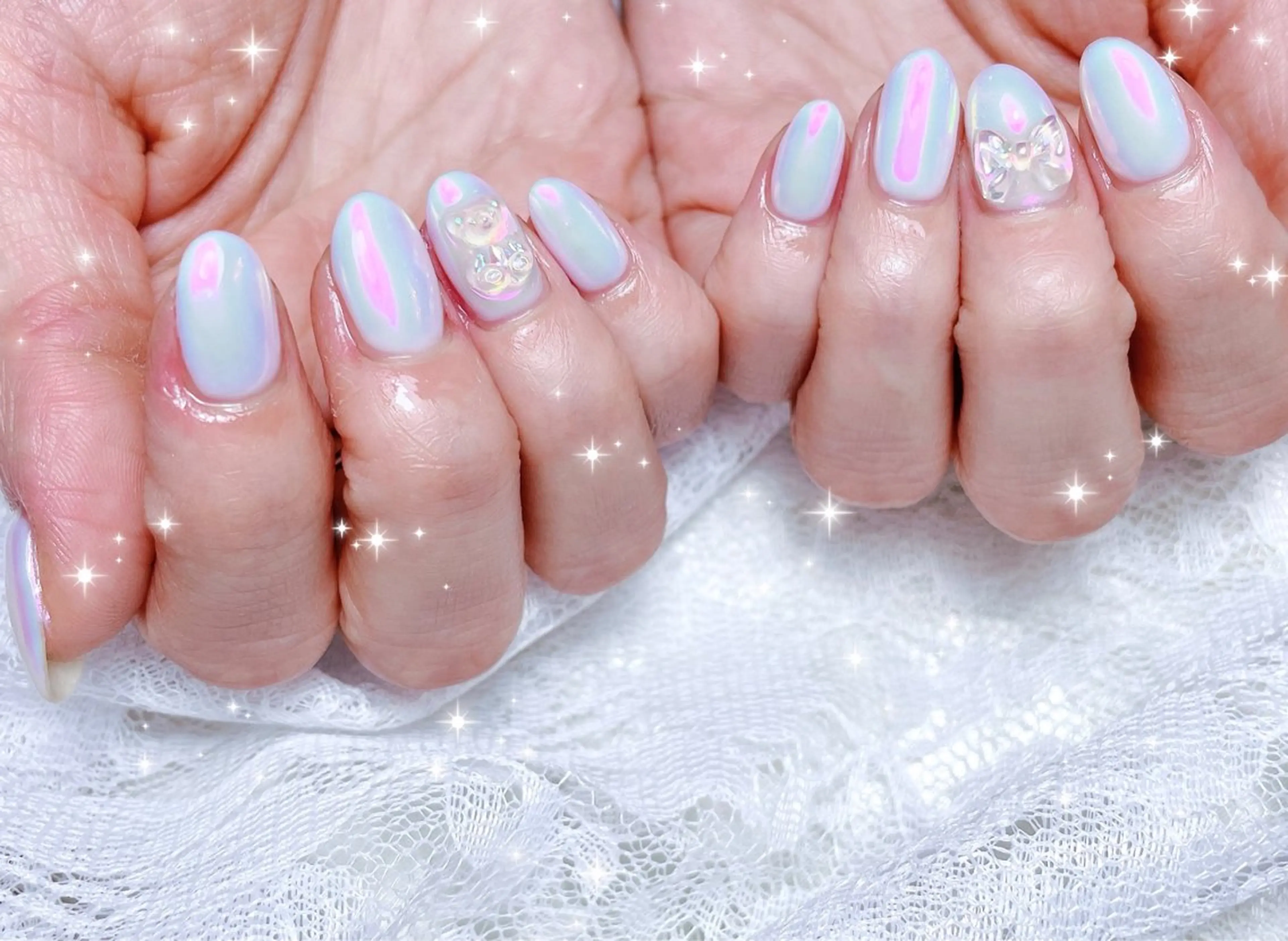 ネイル ハンドネイル FLARE NAIL フレアネイルのネイルデザイン