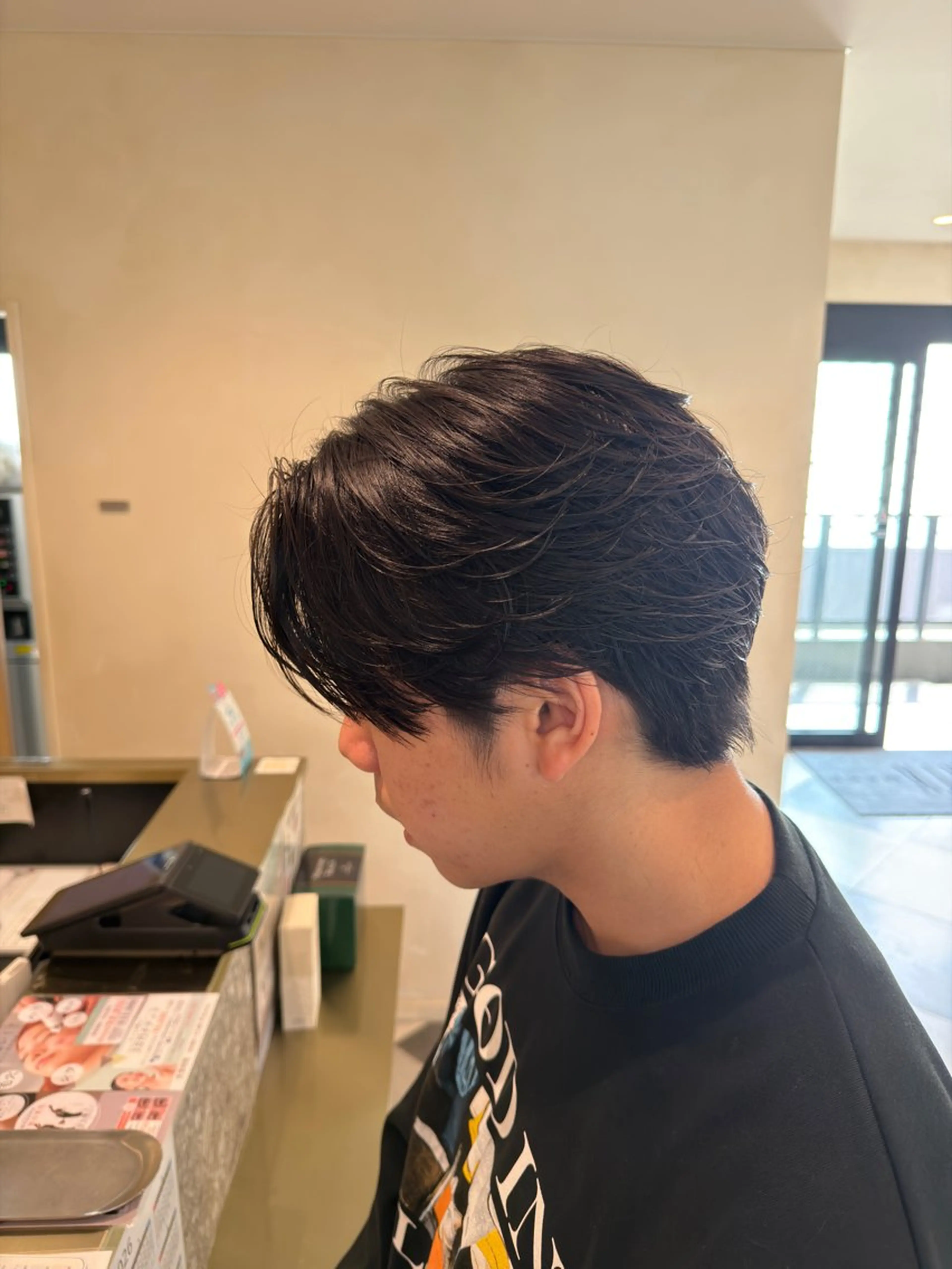 メンズ カット 野里 来希のヘアスタイル