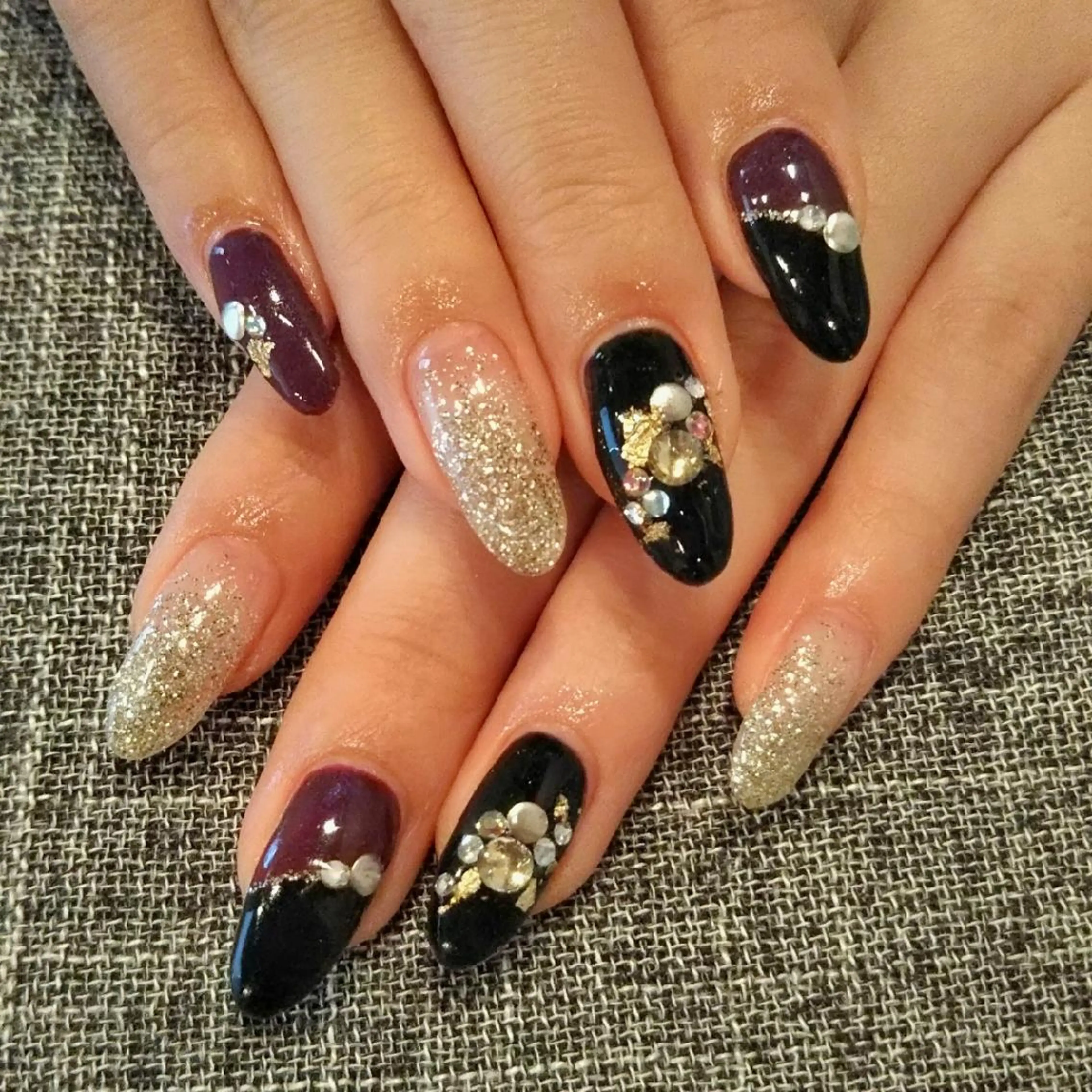 ネイル 成人式 private salon mieのネイルデザイン