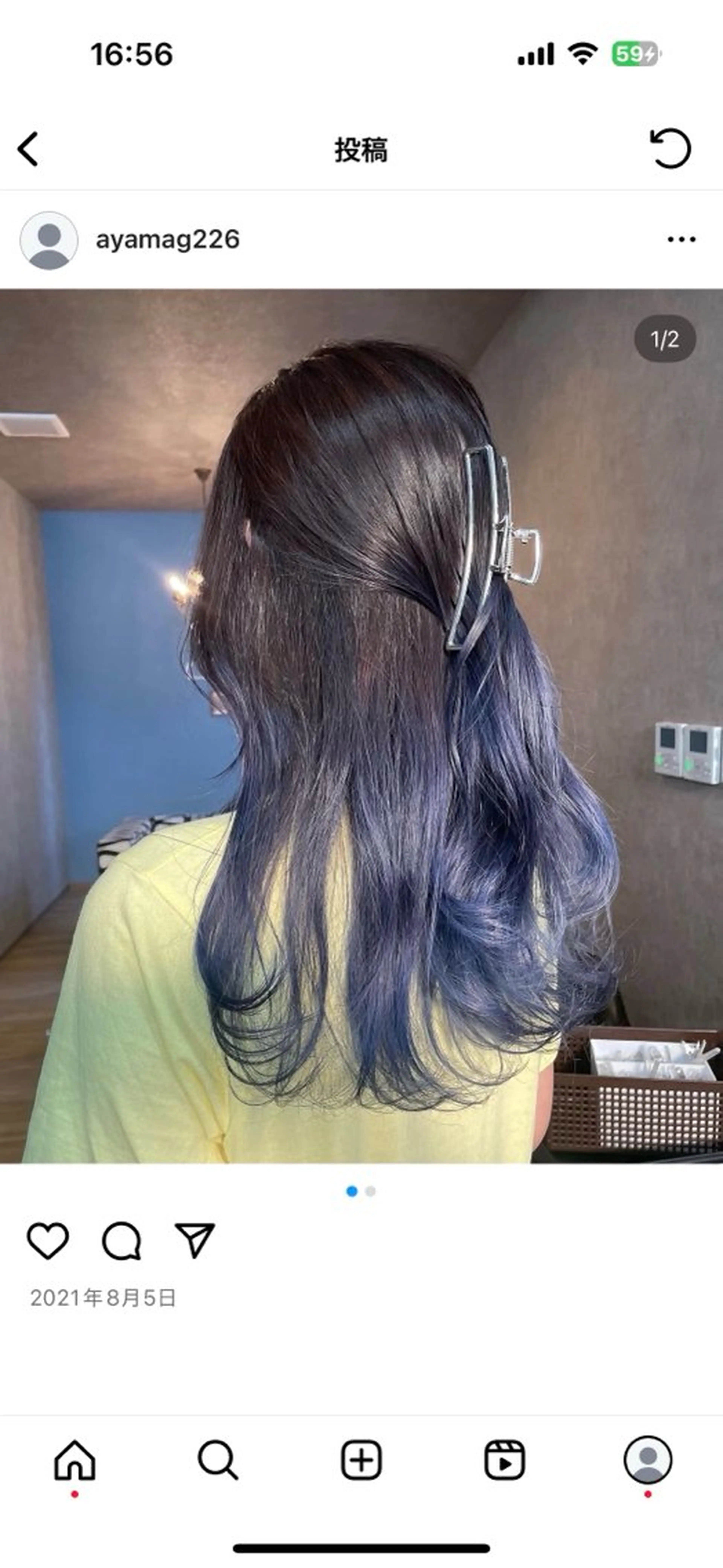 カラー NODEHAIR STUDIO所属・NODE HAIRのヘアスタイル