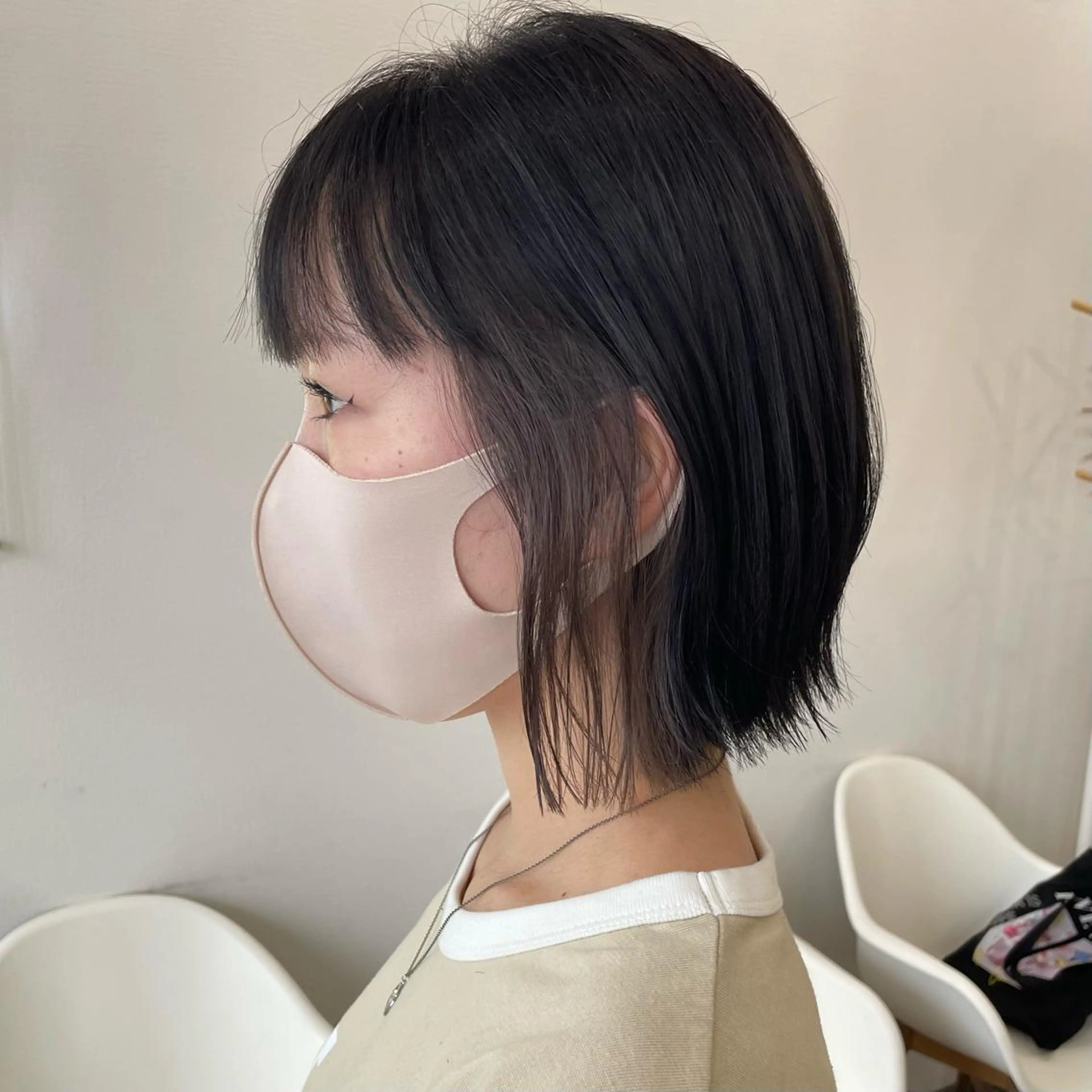 ミディアム カット ヘアカラー トリートメント SUNC🍀大熊 花奈絵🍀のヘアスタイル