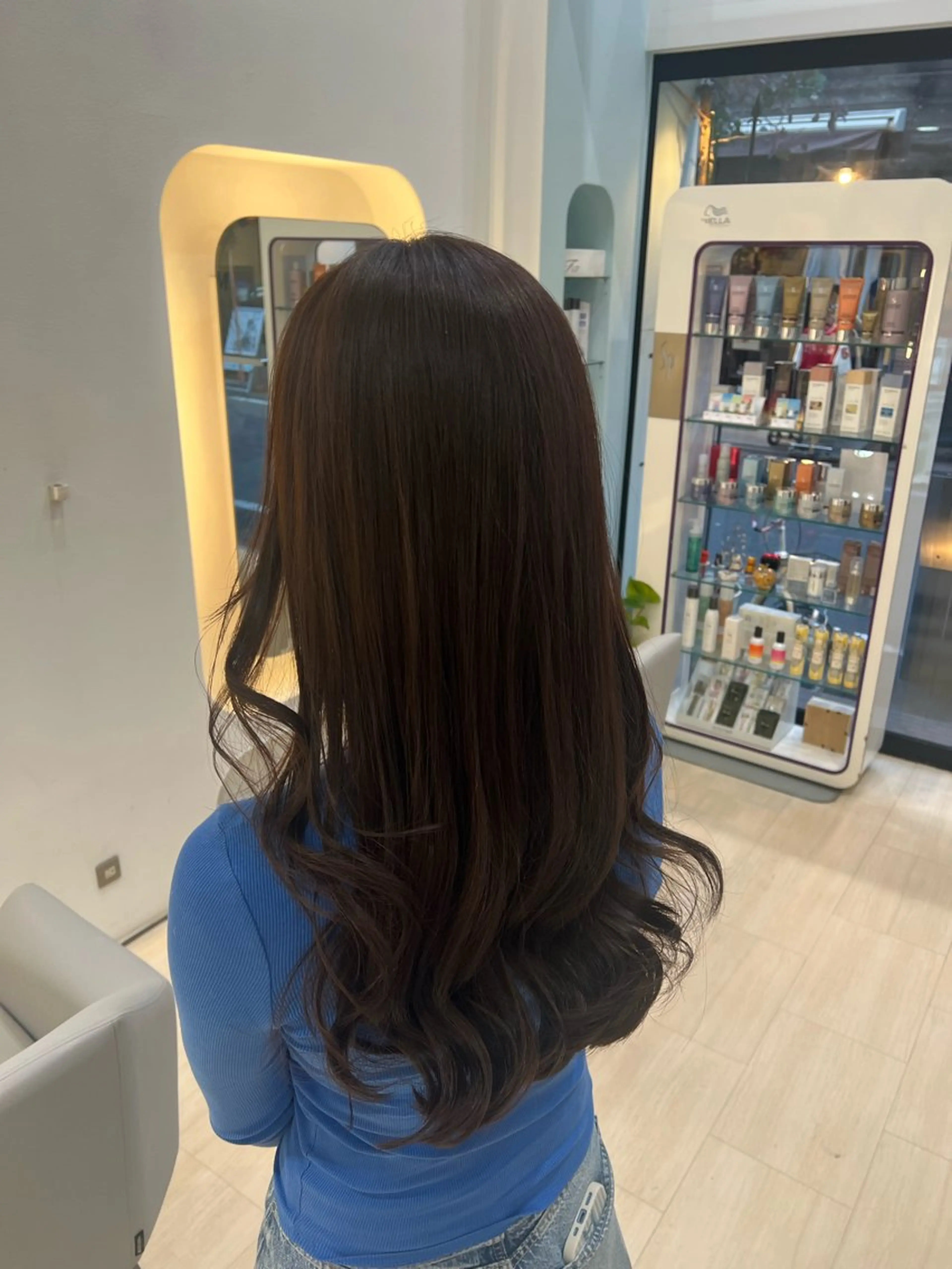 ミディアム カラー カット 堀井 凌平のヘアスタイル