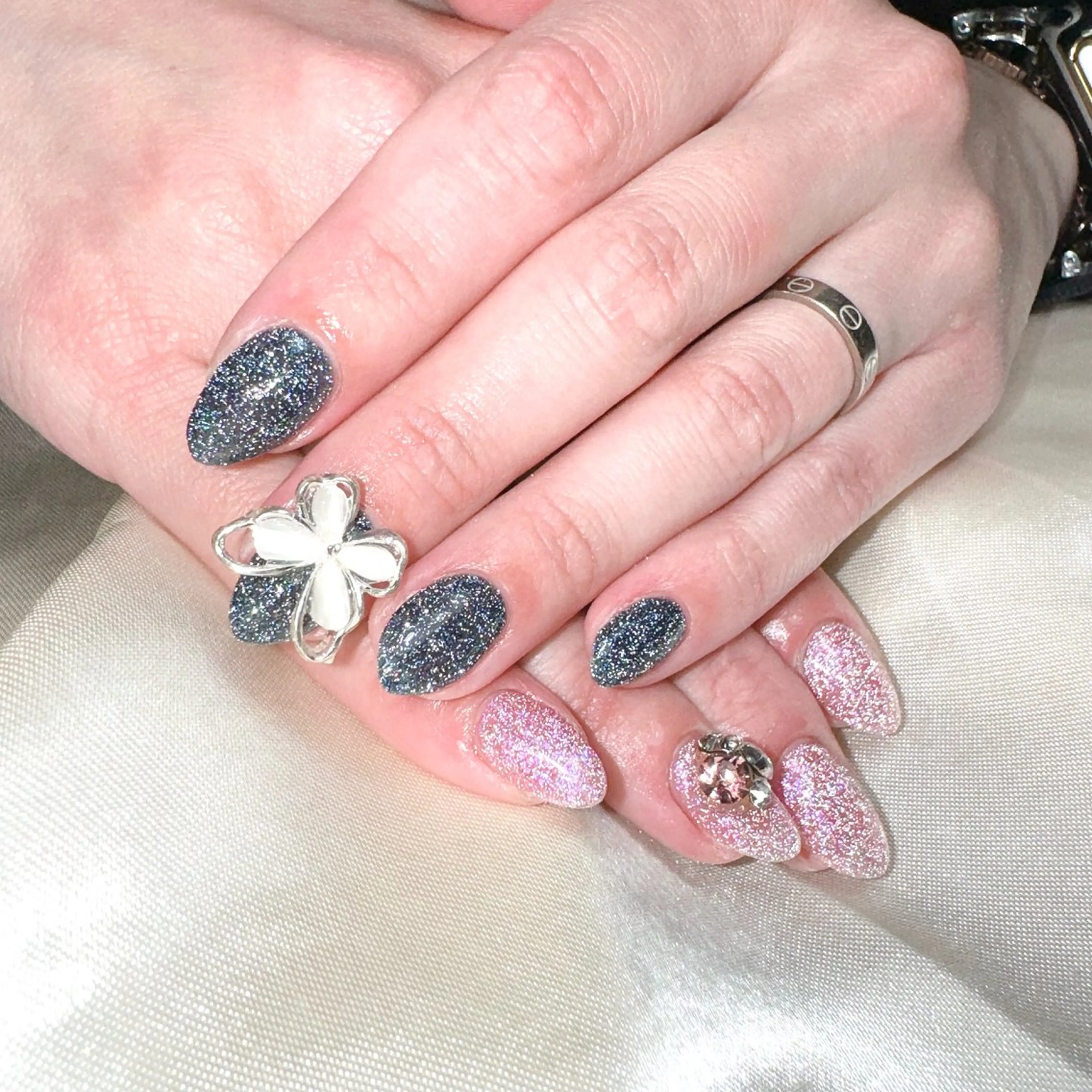 ネイル フラッシュネイル Guranail Satoのネイルデザイン