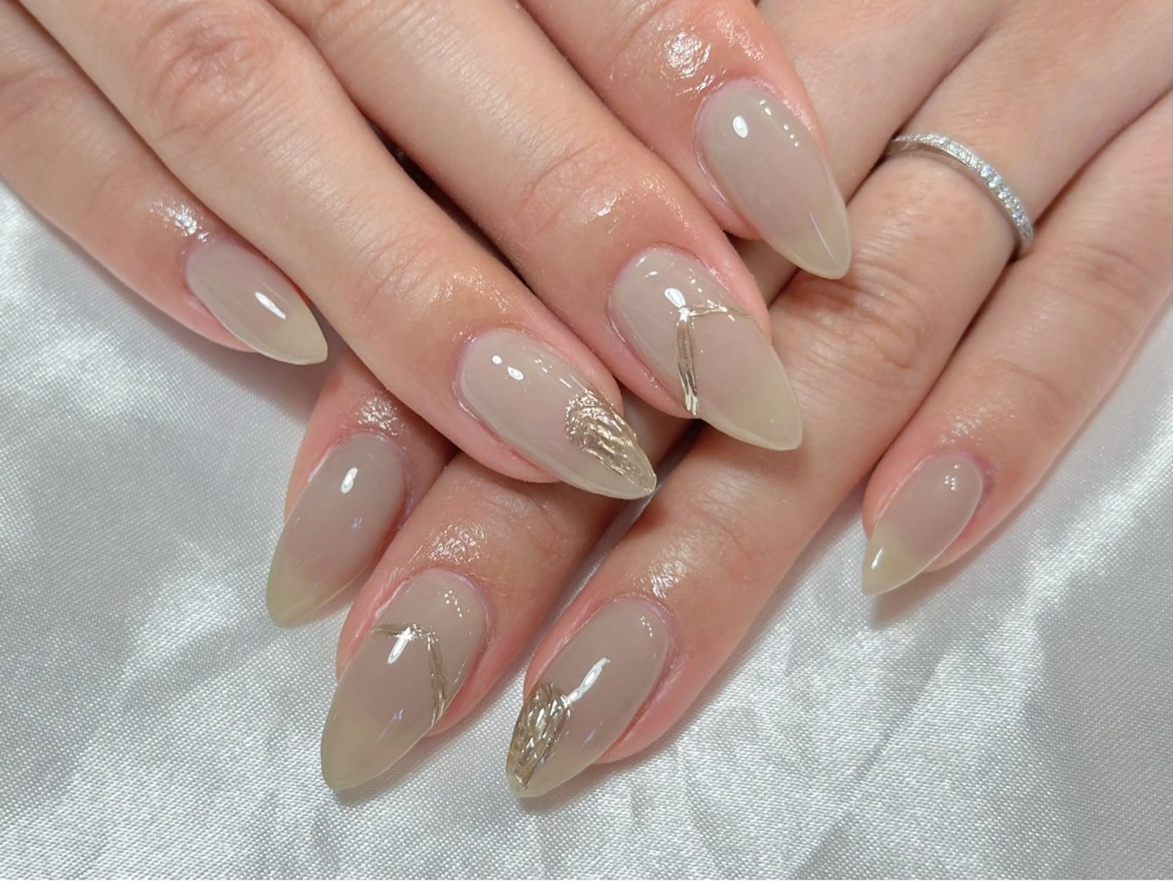 ネイル 【パラジェル・フィルイン】Nailsalon　Merci東中野所属・Merci shigaのネイルデザイン