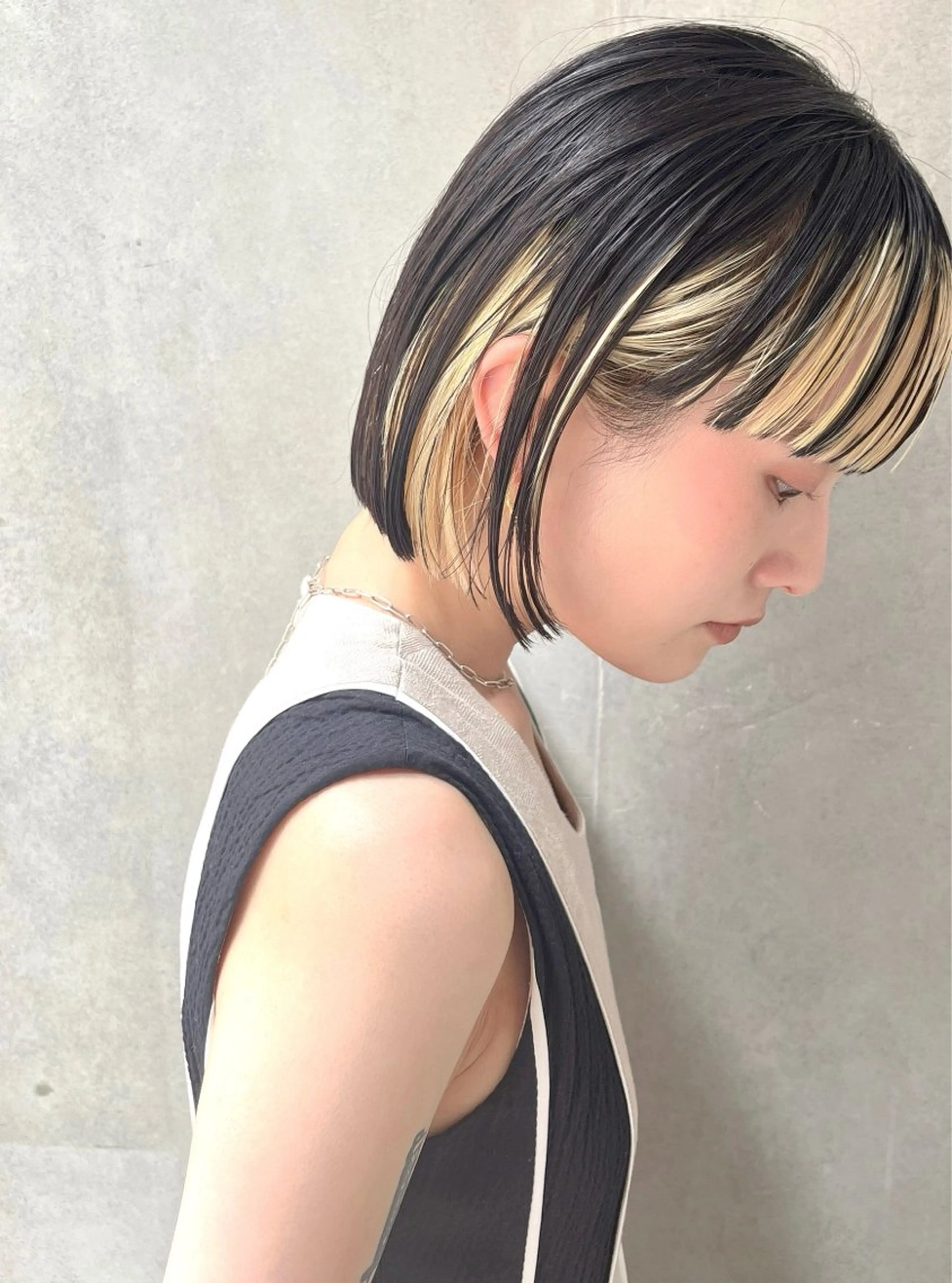 ミディアム カラー 浦和Lond 山本賢人のヘアスタイル