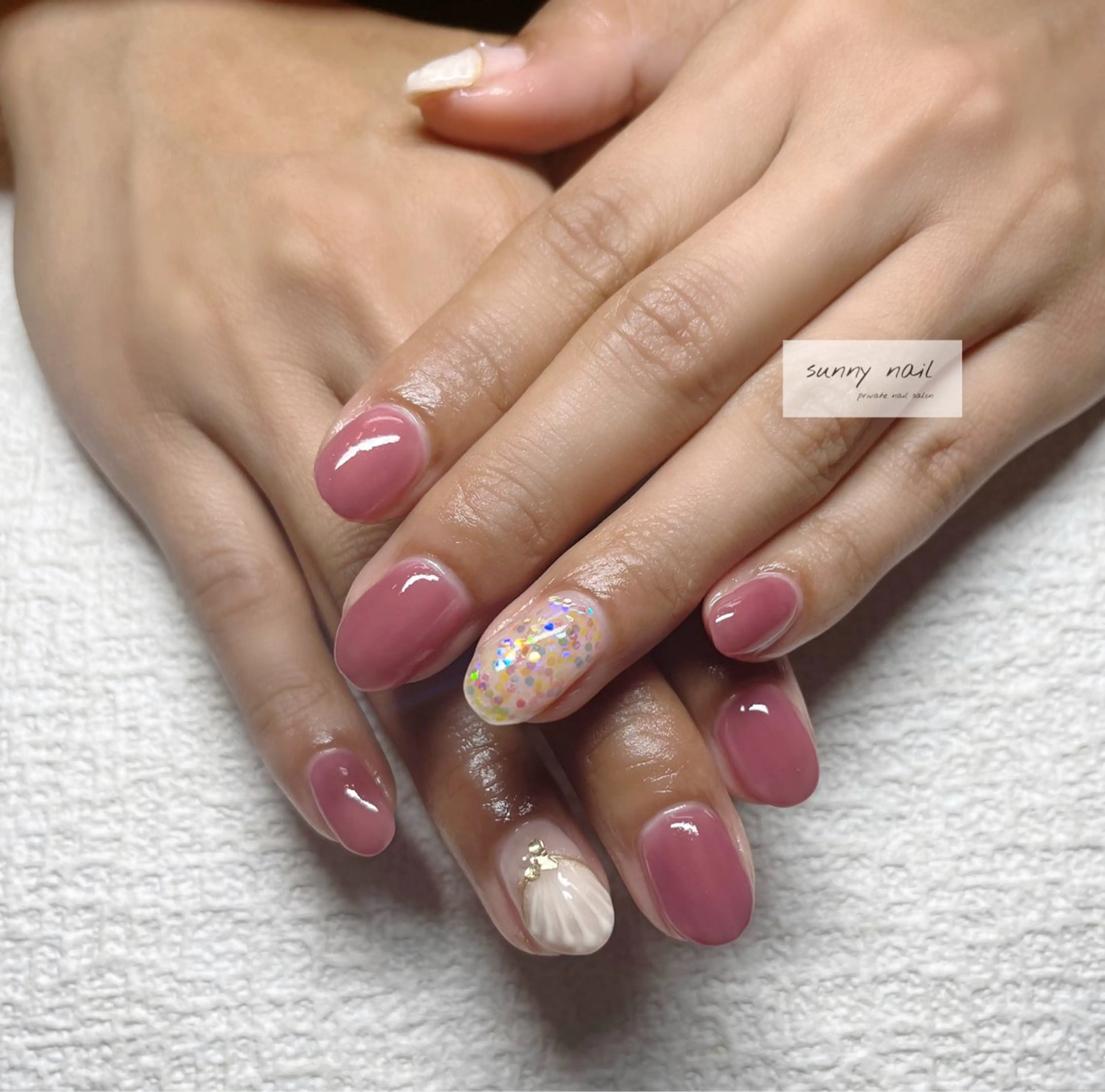 ネイル オーロラネイル sunny nailのネイルデザイン