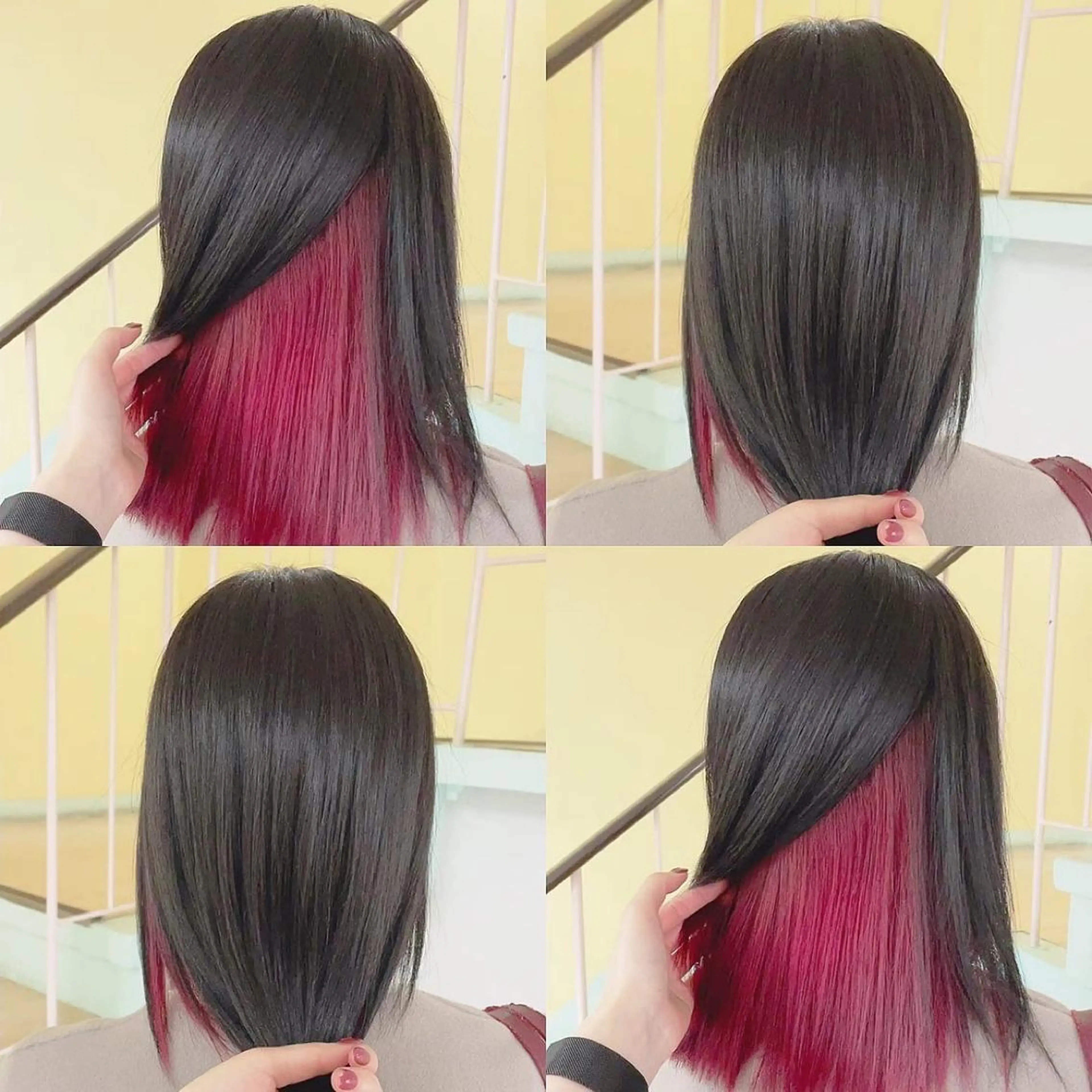 カラー ヘアカラー トリートメント 渋谷:インナーカラー ／🍒エリカ🍒のヘアスタイル