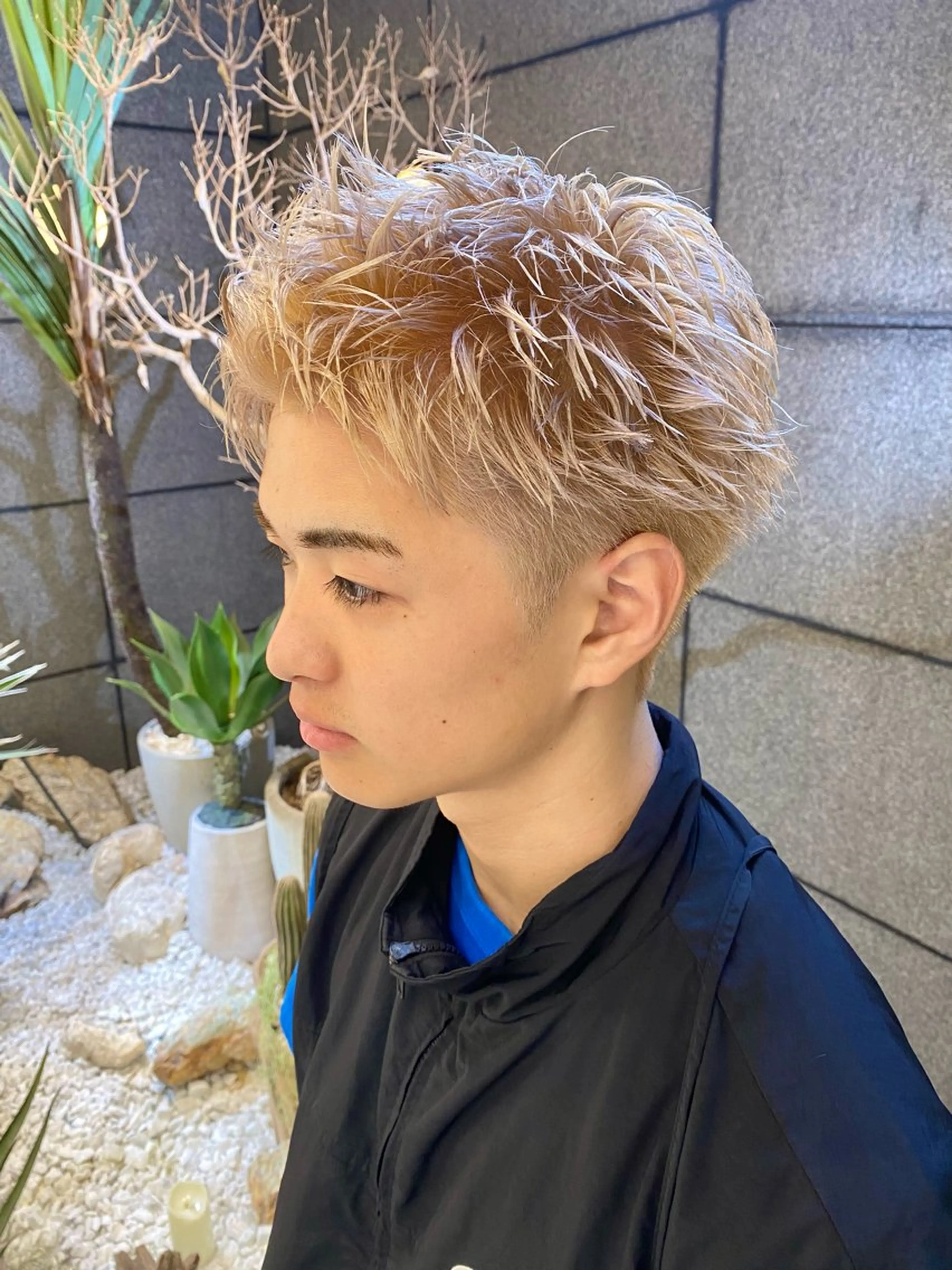 🐺メンズハイトーンカラー🐺【ブリーチ込みダブルカラー】＋¥1650でケアブリーチに変更✨の写真