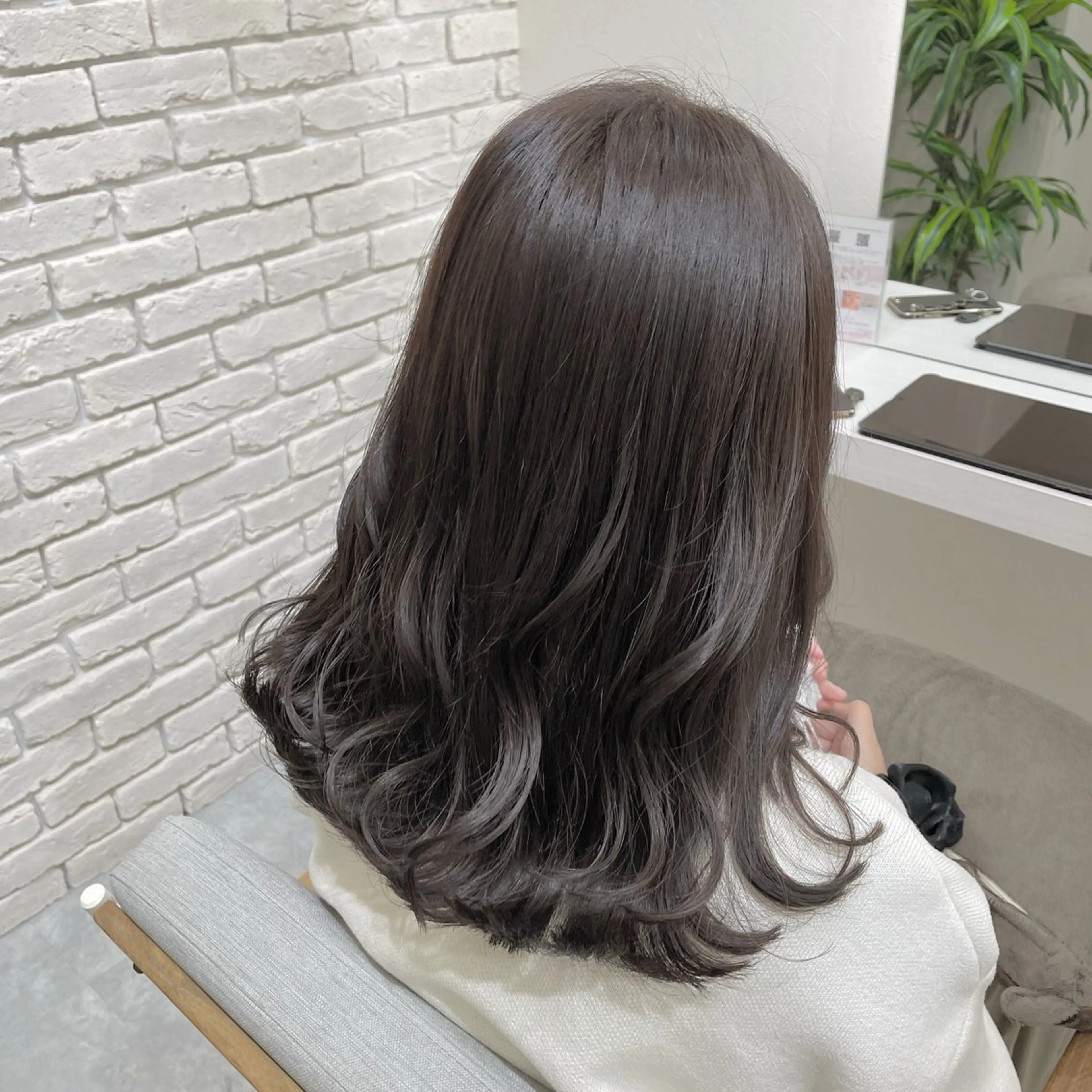 セミロング カラー 髪質改善&ヘアケア /菊池琉那のヘアスタイル