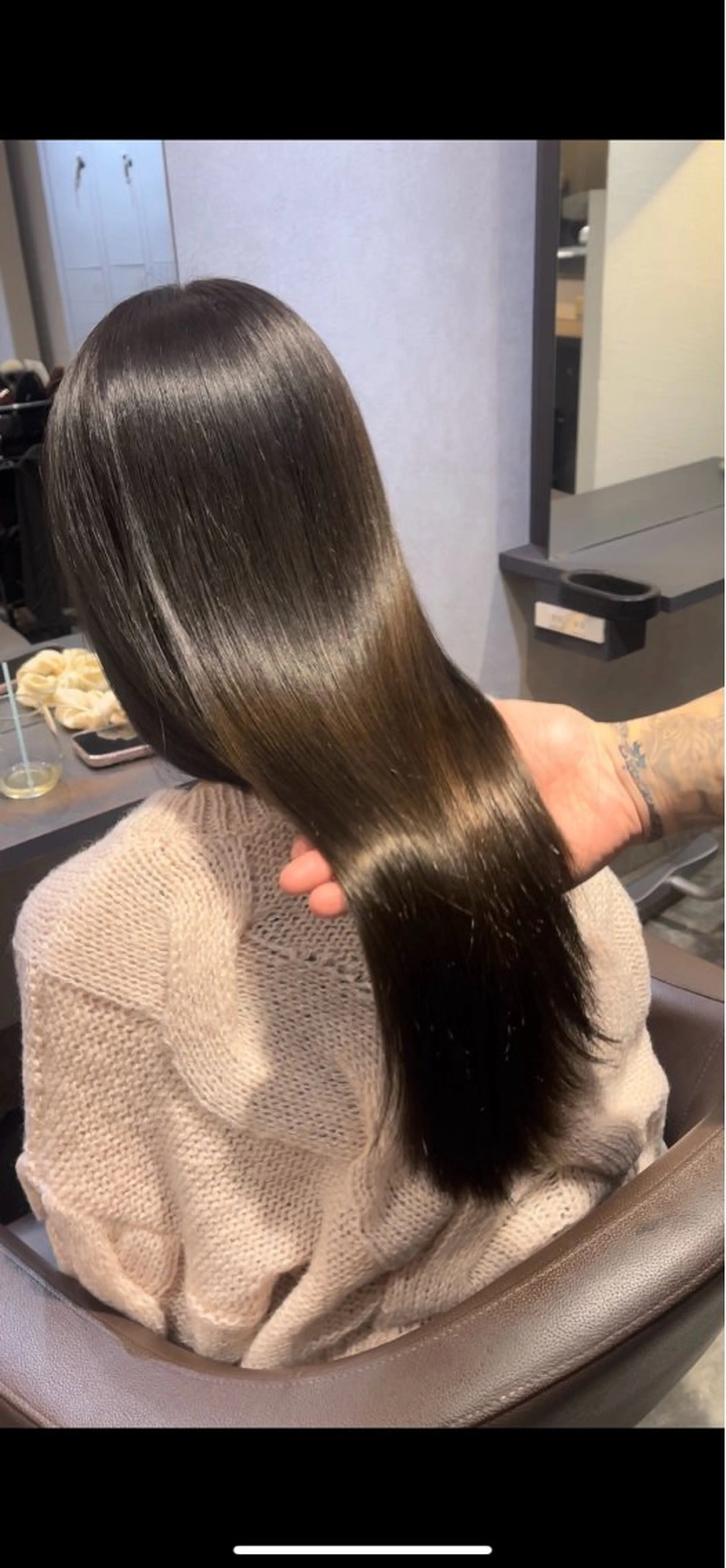 セミロング カラー カット ヘアカラー トリートメント eyl所属・伊達 育海のヘアスタイル