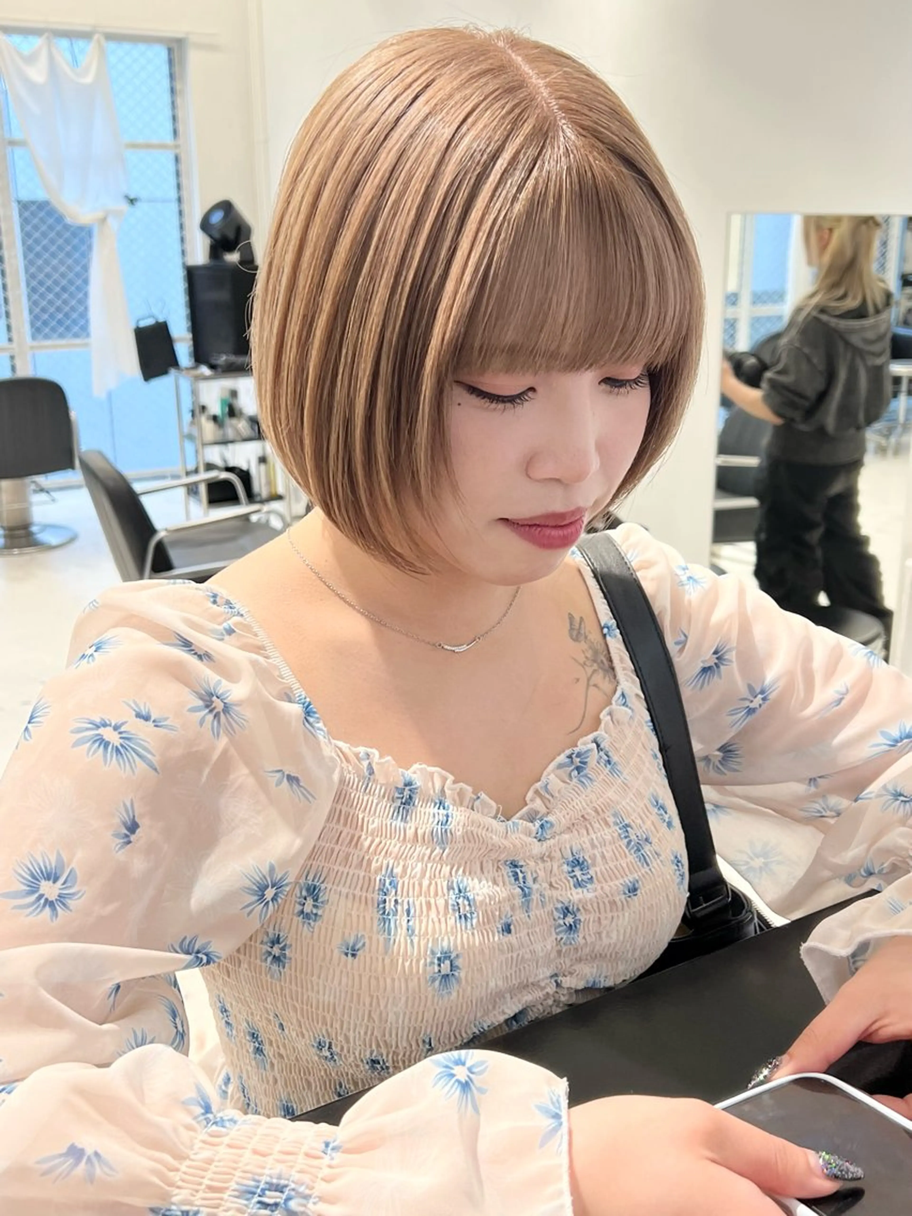 ショート カラー カット ヘアカラー トリートメント HARU//原宿🤍 リピート率NO.1のヘアスタイル