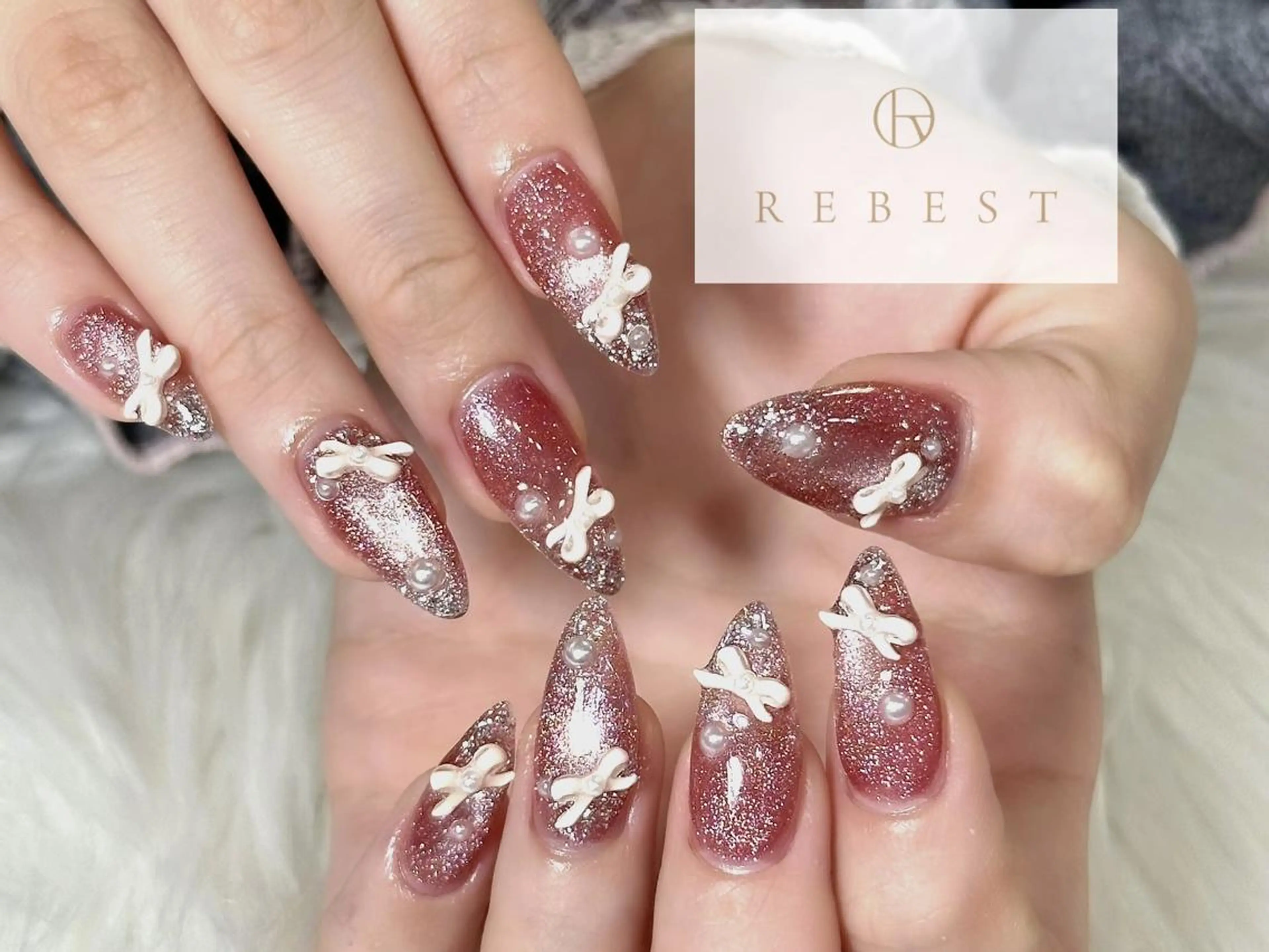 ネイル ❤️💛REBEST 京橋　nailのネイルデザイン