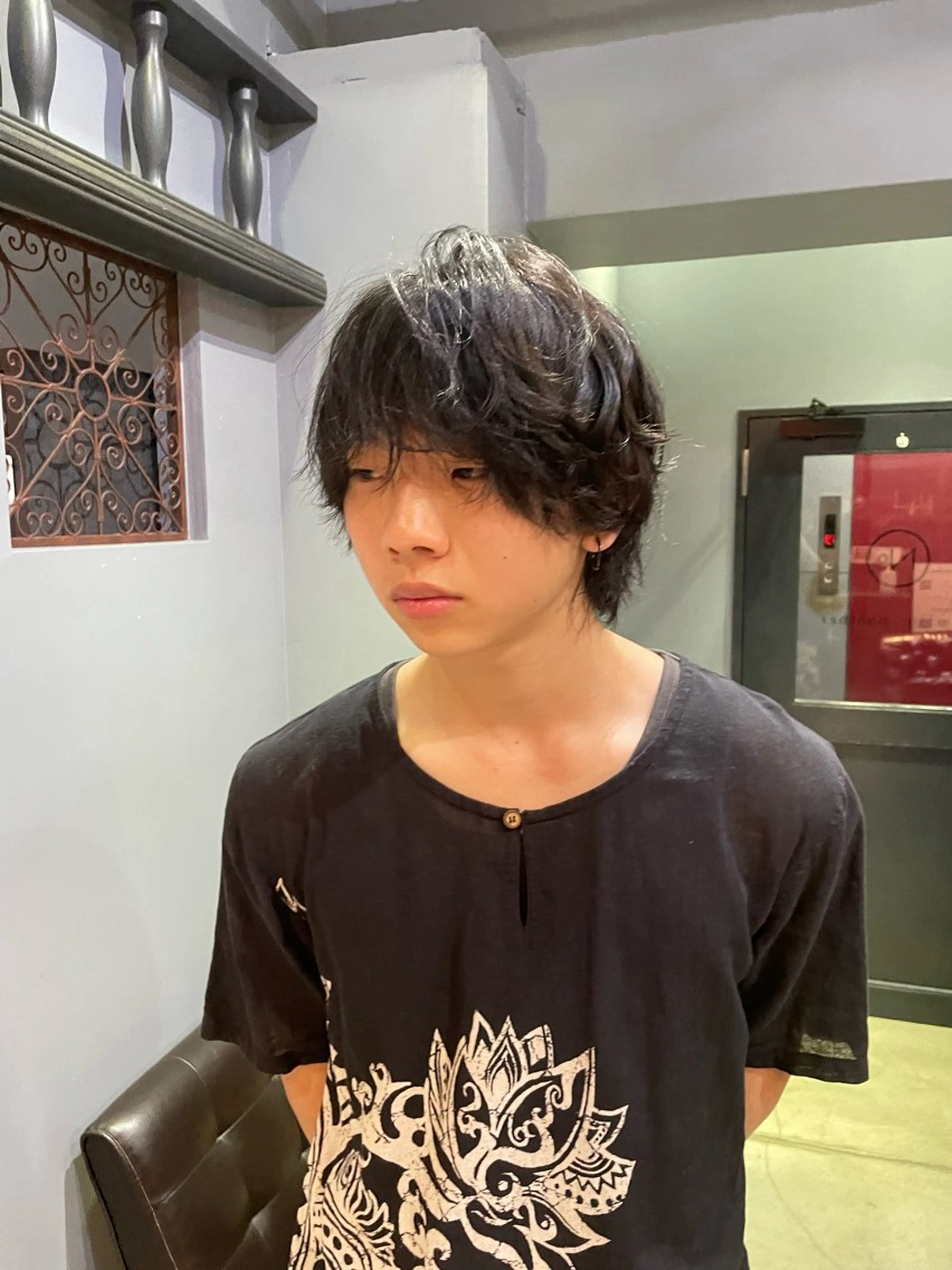 ミディアム パーマ メンズ メンズ特化 /KAKERUのヘアスタイル