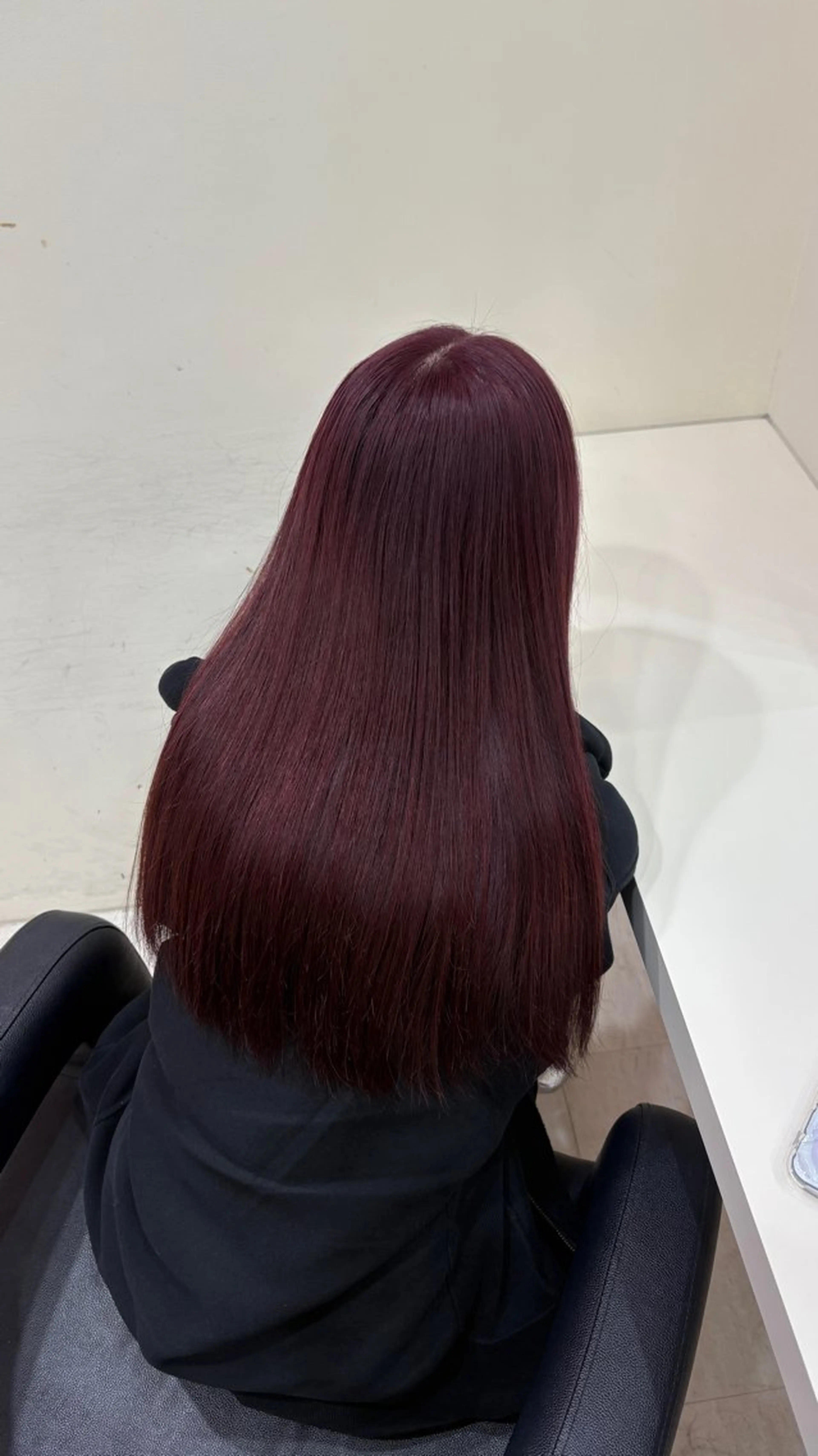 ロング ヘアカラー トリートメント ヘアセット 💗暖色カラー💗 ツヤ髪💗Mayaのヘアスタイル