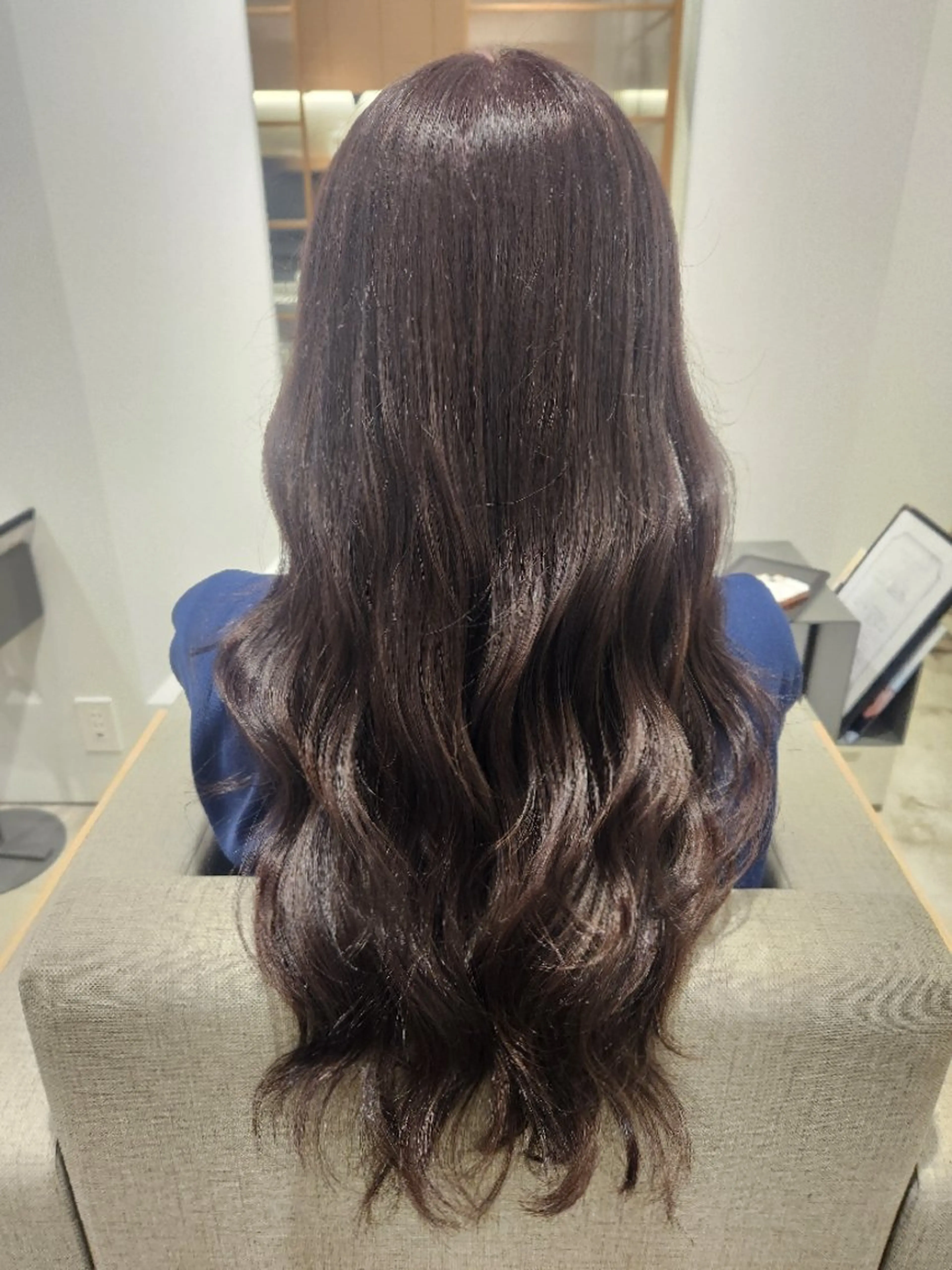 ロング カラー ヘアカラー 💜艶髪カラー💜 🎶富川美希🎶のヘアスタイル