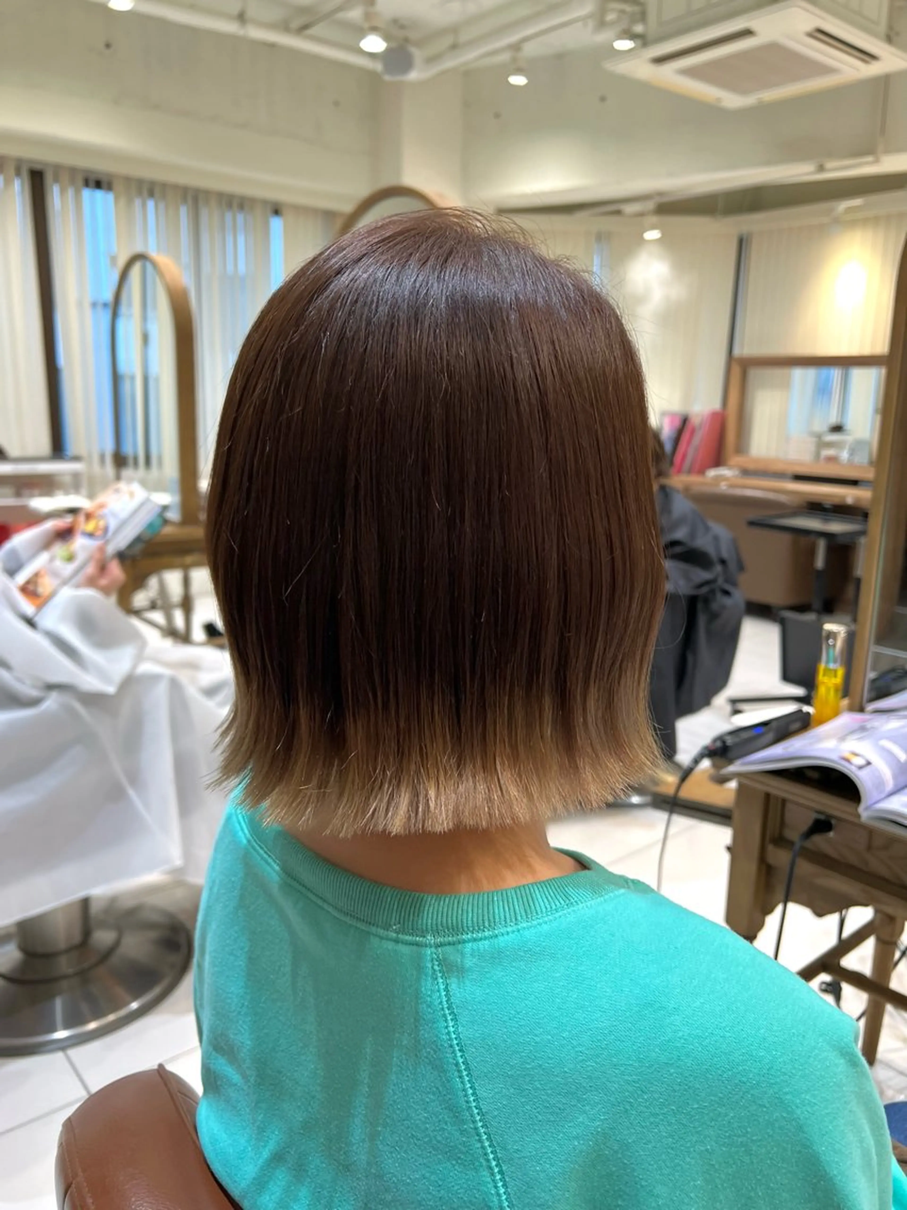 ショート カラー ヘアカラー トリートメント 🌞レイヤー×カラー 前川那津美🌞のヘアスタイル