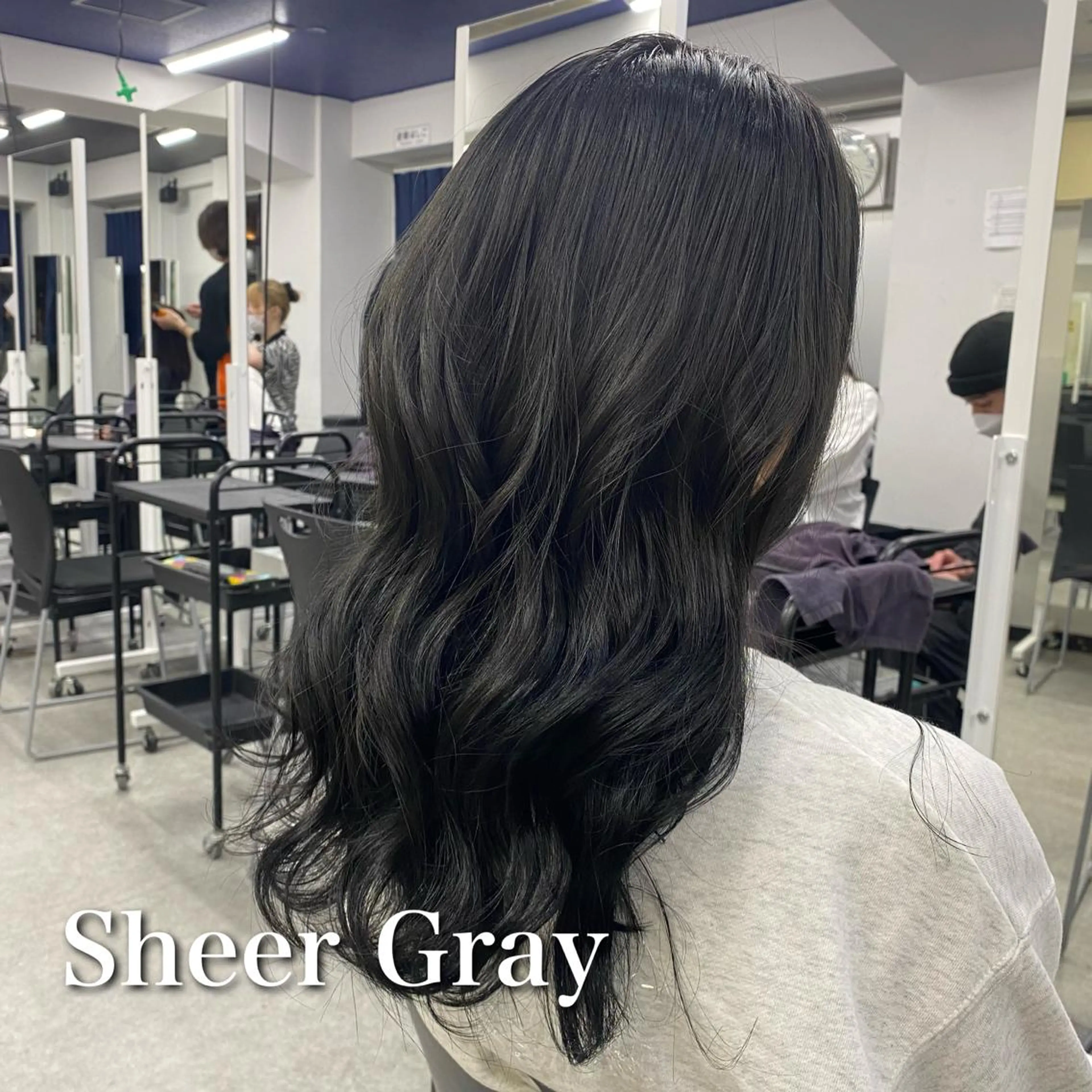 ロング カラー 透明感カラー reco所属・ウルフ&レイヤー特化 まとまる美髪矯正のヘアスタイル