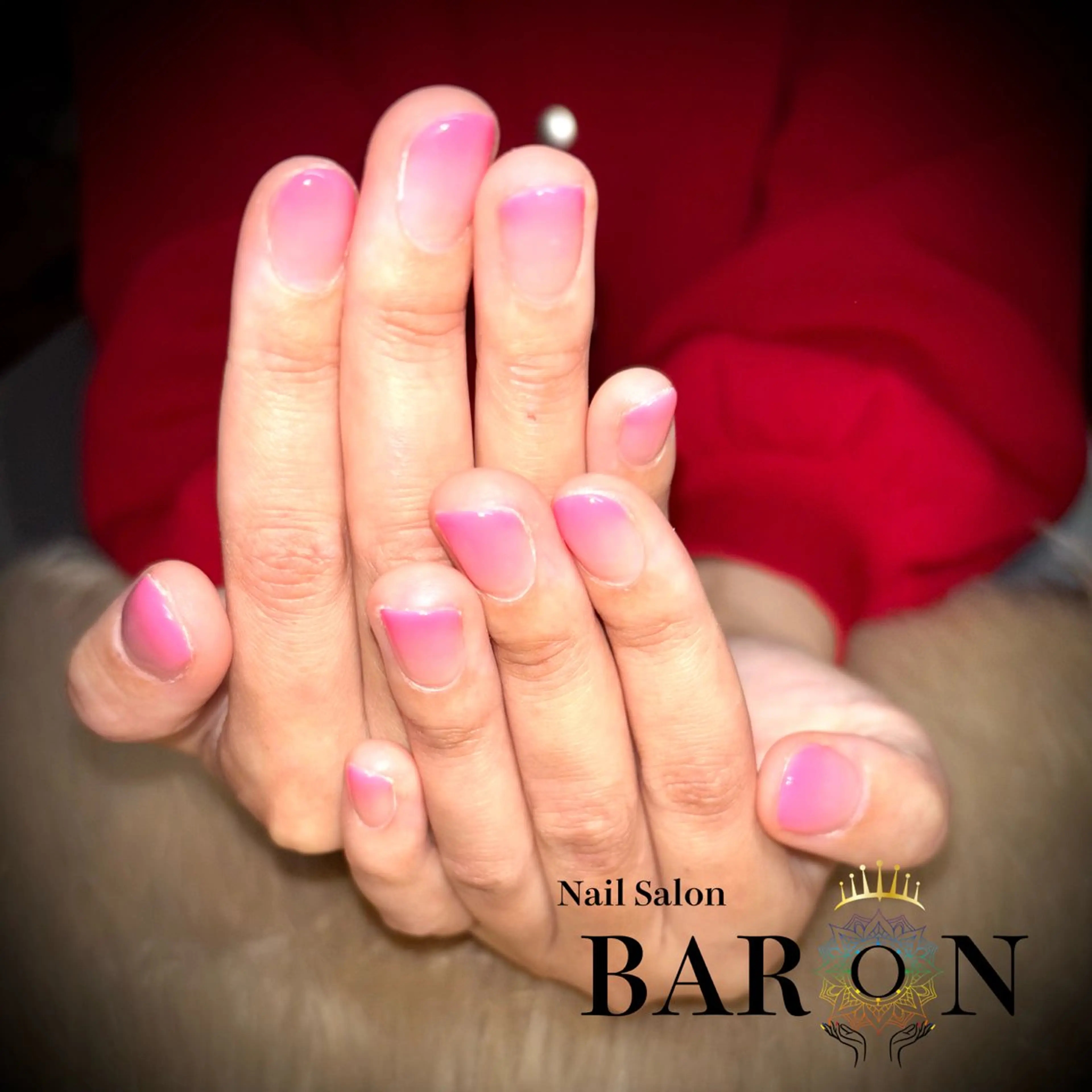 ネイル ピンク シンプルネイル ♛︎BARON♛︎ MASHIROのネイルデザイン