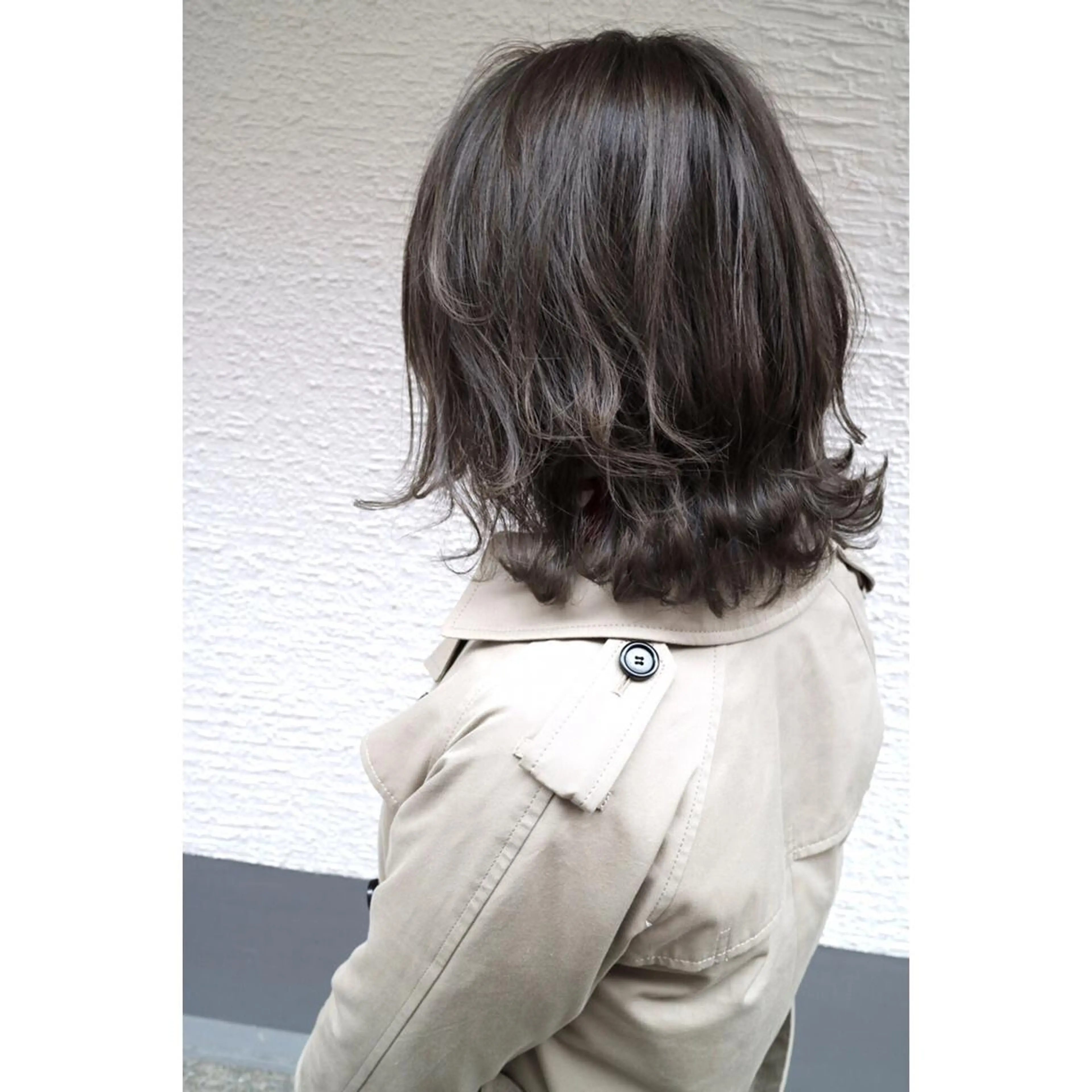 ミディアム カラー OFF YUYAのヘアスタイル