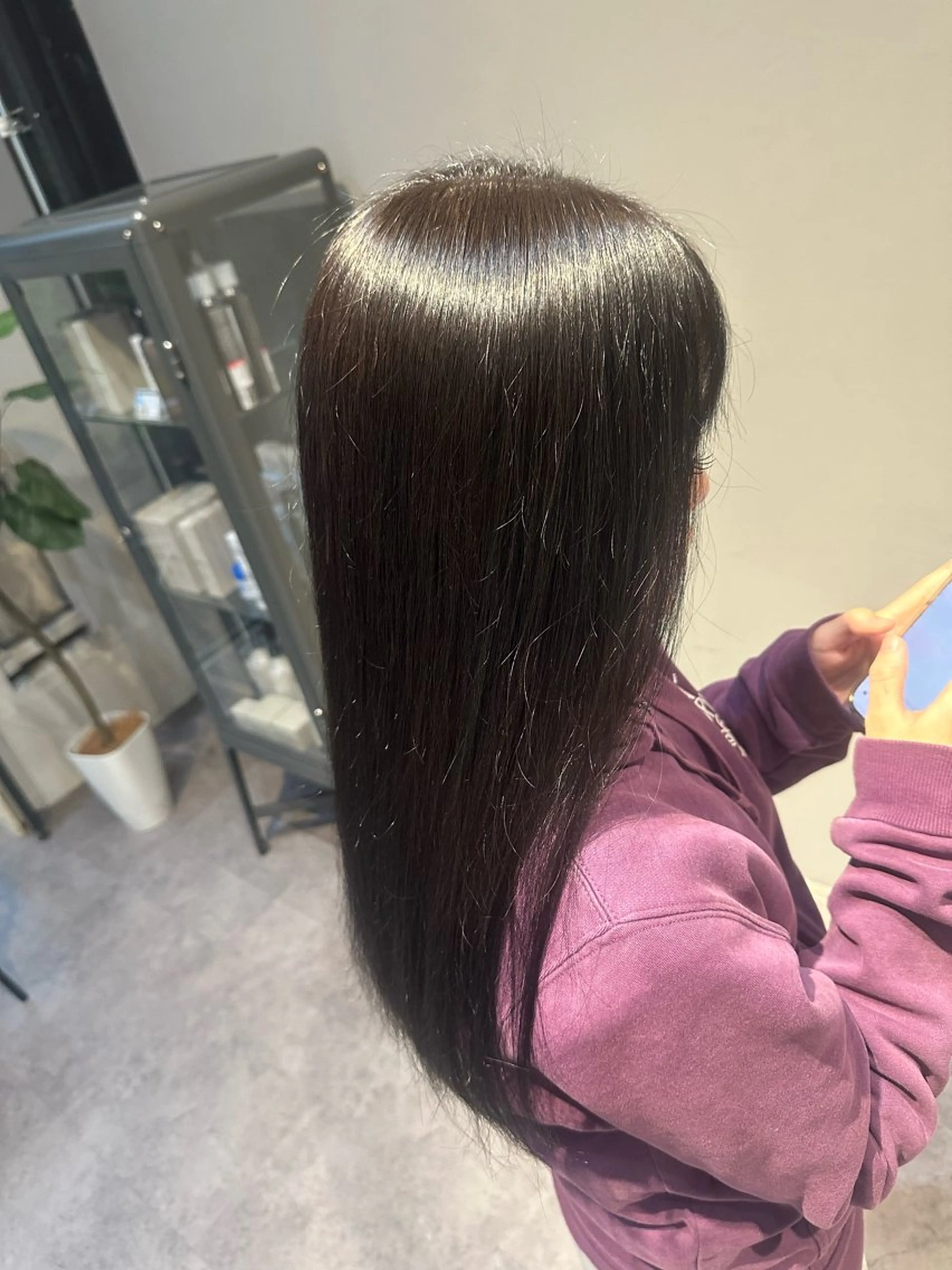 ロング ヘアカラー Agu まゆかのヘアスタイル