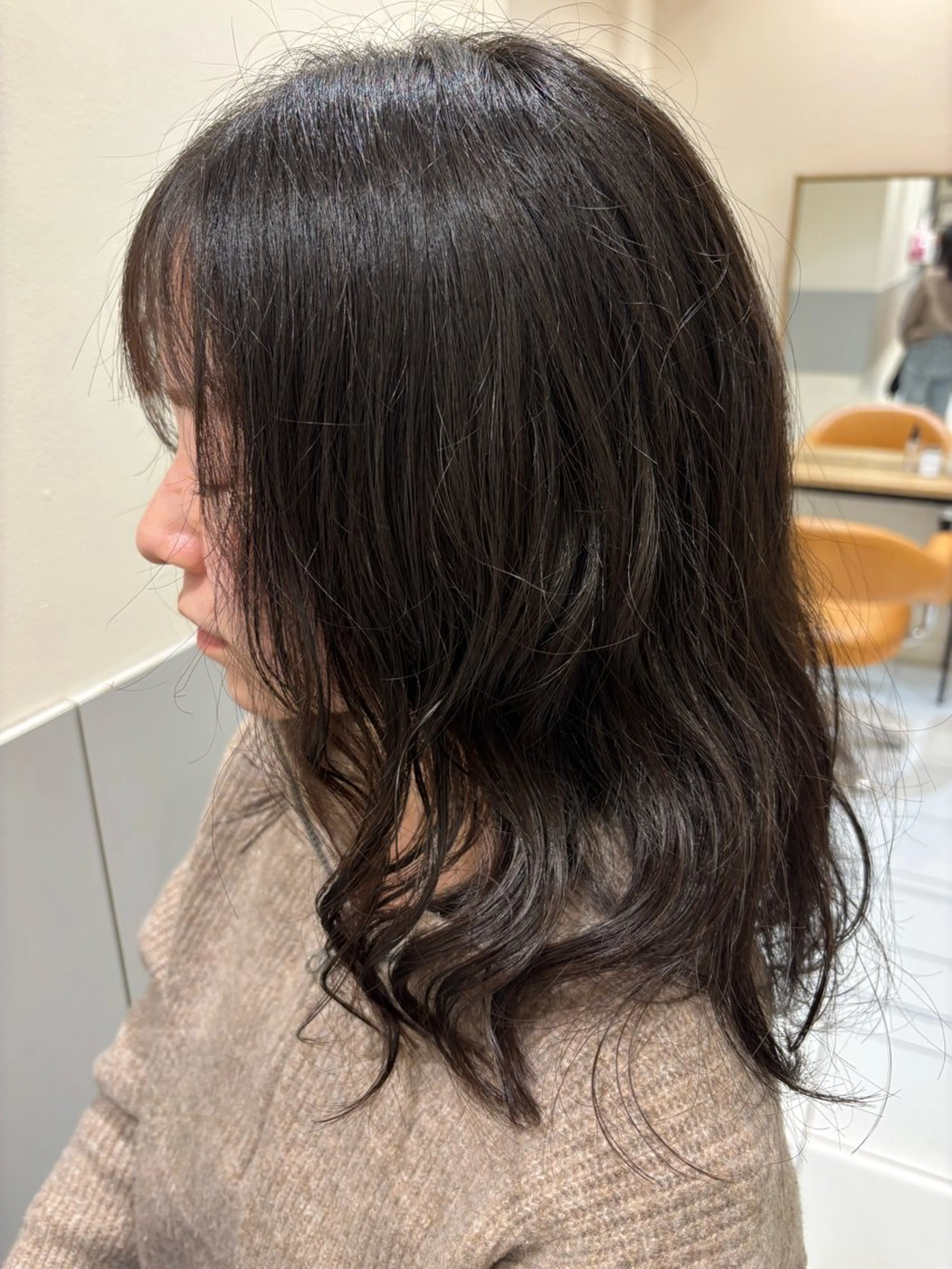 ミディアム パーマ カット パーマ トリートメント BASSA 上石神井 パーマ得意/setoのヘアスタイル