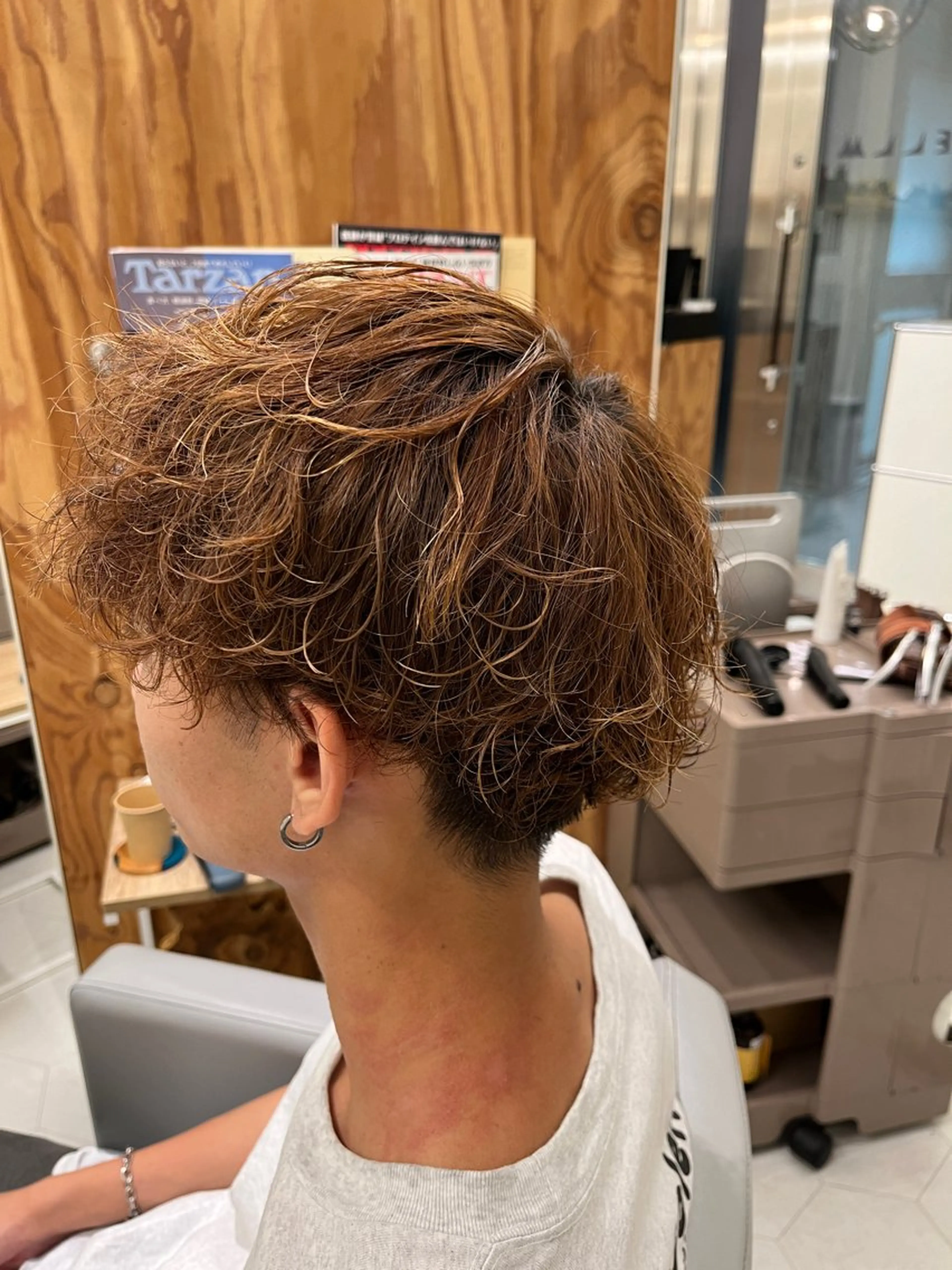 ショート メンズ メンズパーマ 髪質改善/縮毛矯正 艶髪🔥高杉のヘアスタイル