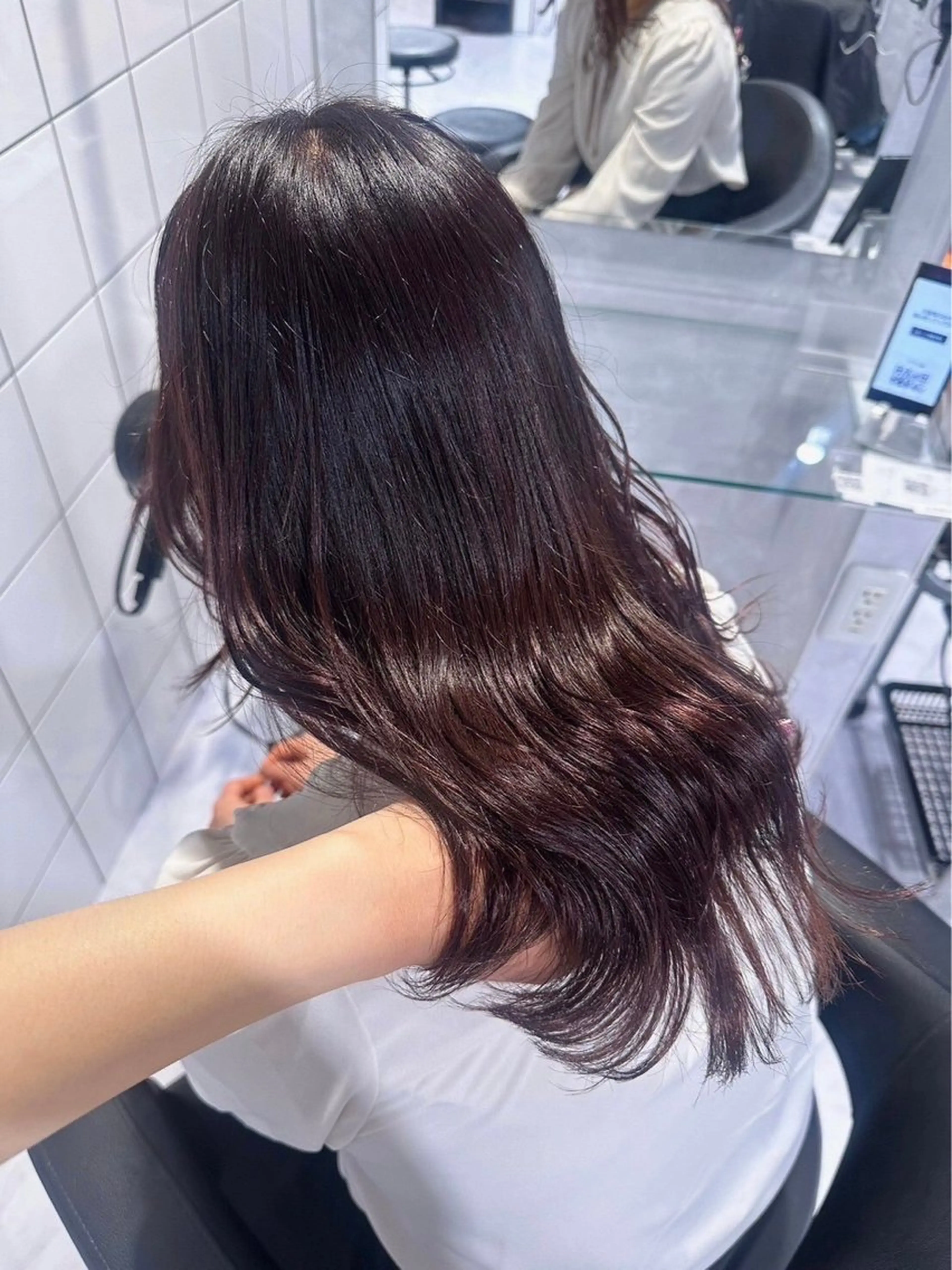 ロング カラー 🤍韓国大人っぽ ベージュMAI🤍のヘアスタイル