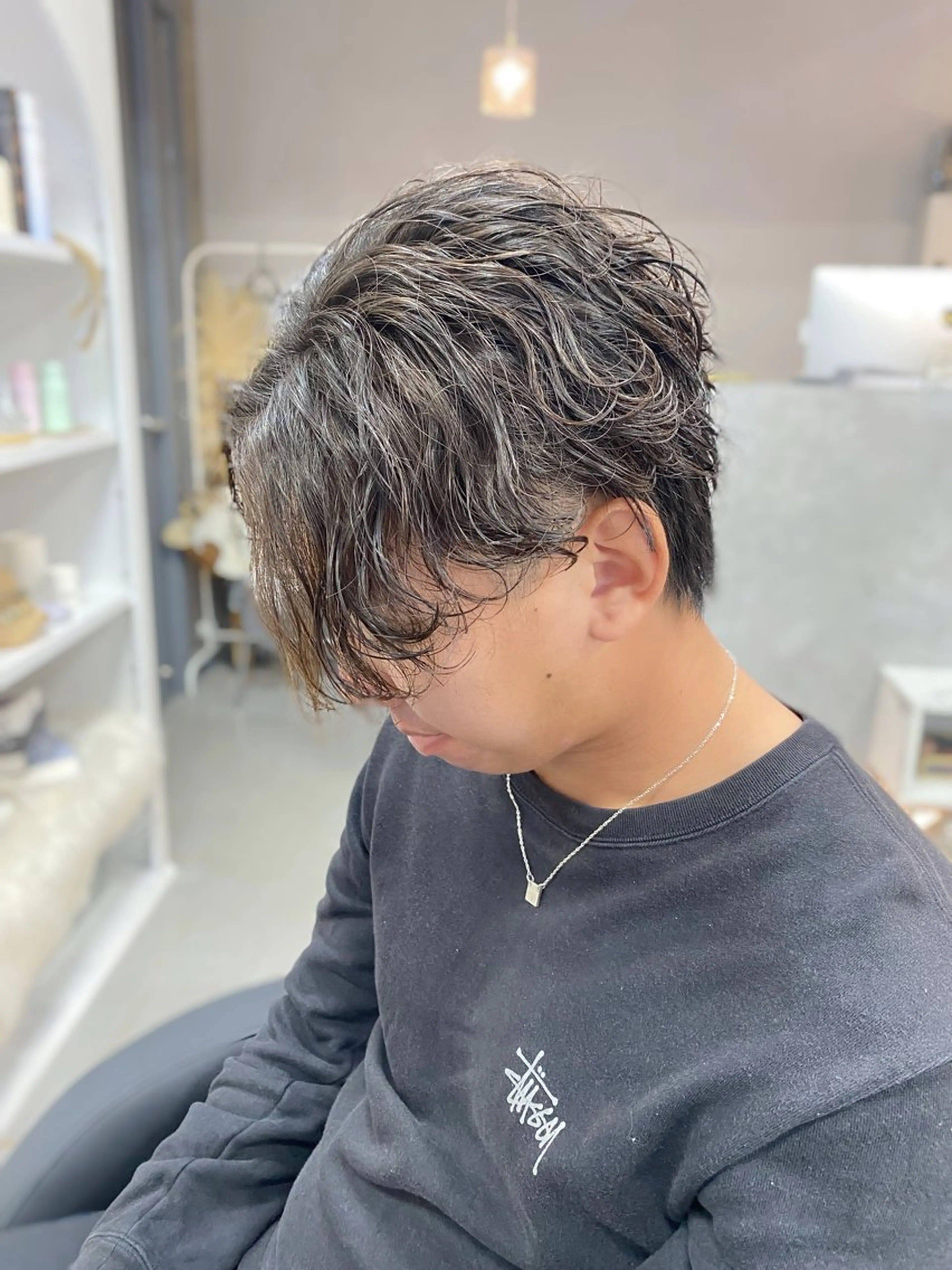 パーマ メンズ メンズパーマ カット ヘアカラー トリートメント ‎XELM高崎‎‎‎ ‎‎🤍Kyoka‎のヘアスタイル