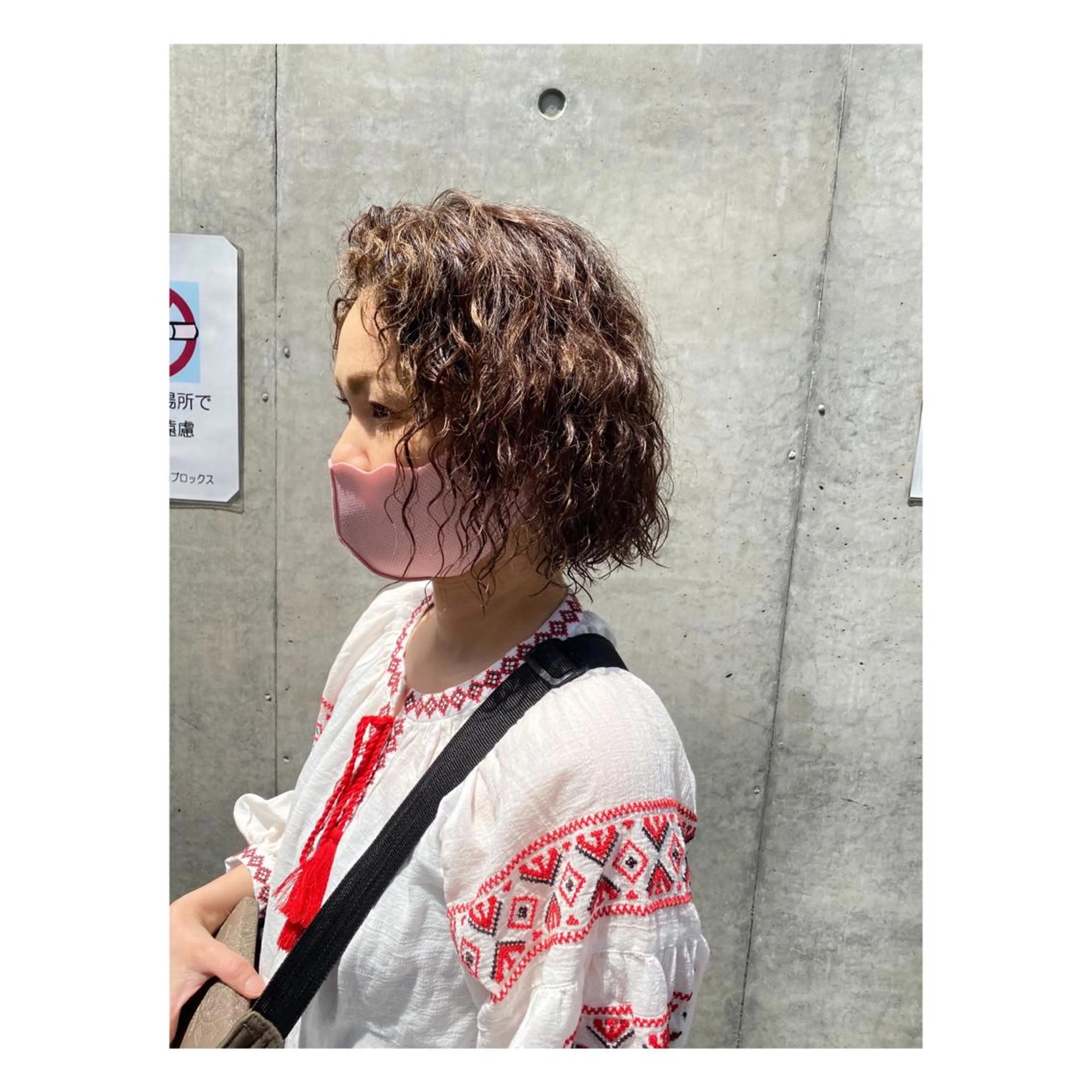 セミロング パーマ カット パーマ 菊池大一 溝の口パーマのヘアスタイル