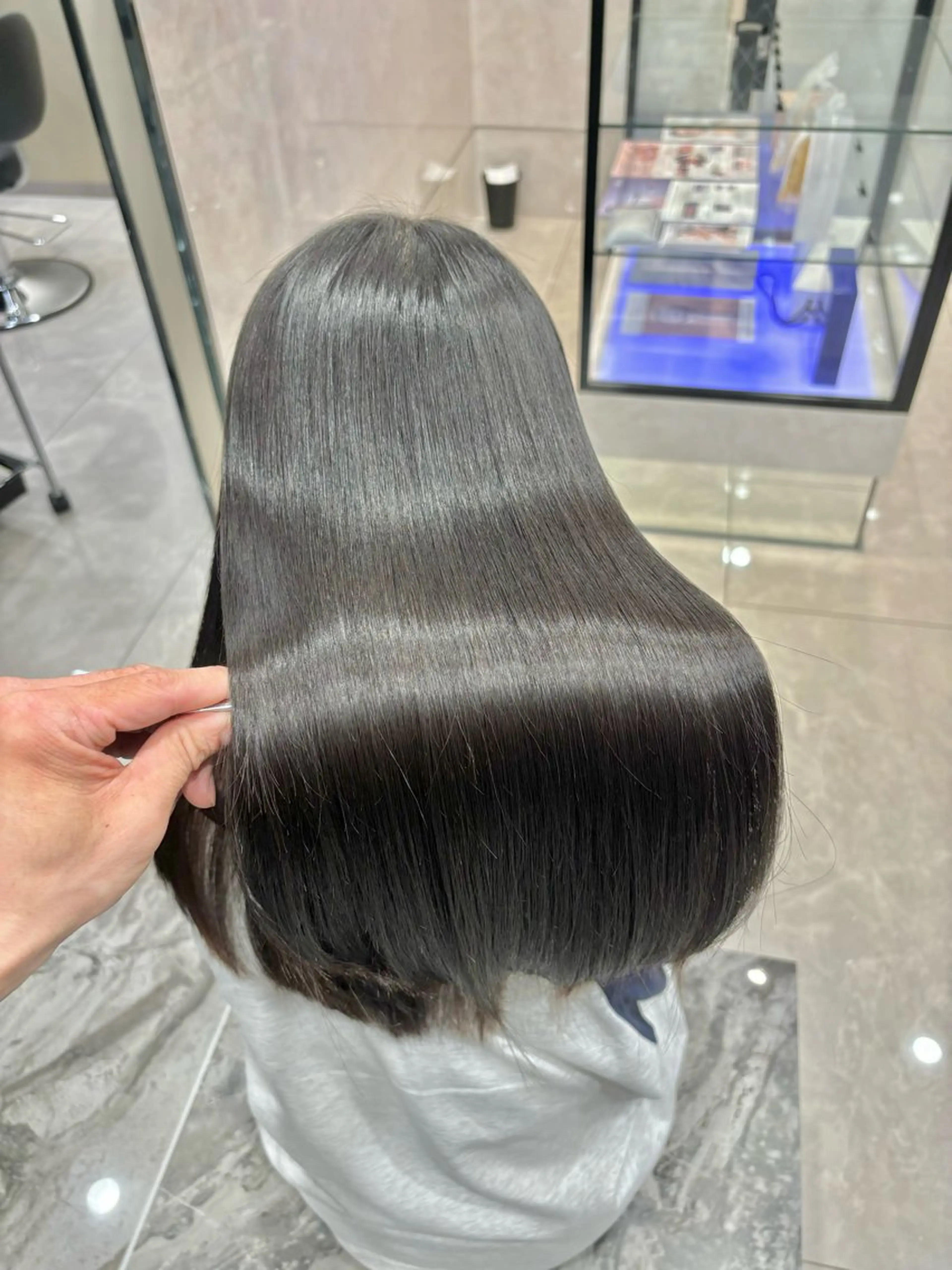 セミロング 縮毛矯正 縮毛矯正 トリートメント ハルキミナトジャパン所属・藤田優介 [大宮/縮毛矯正]のヘアスタイル