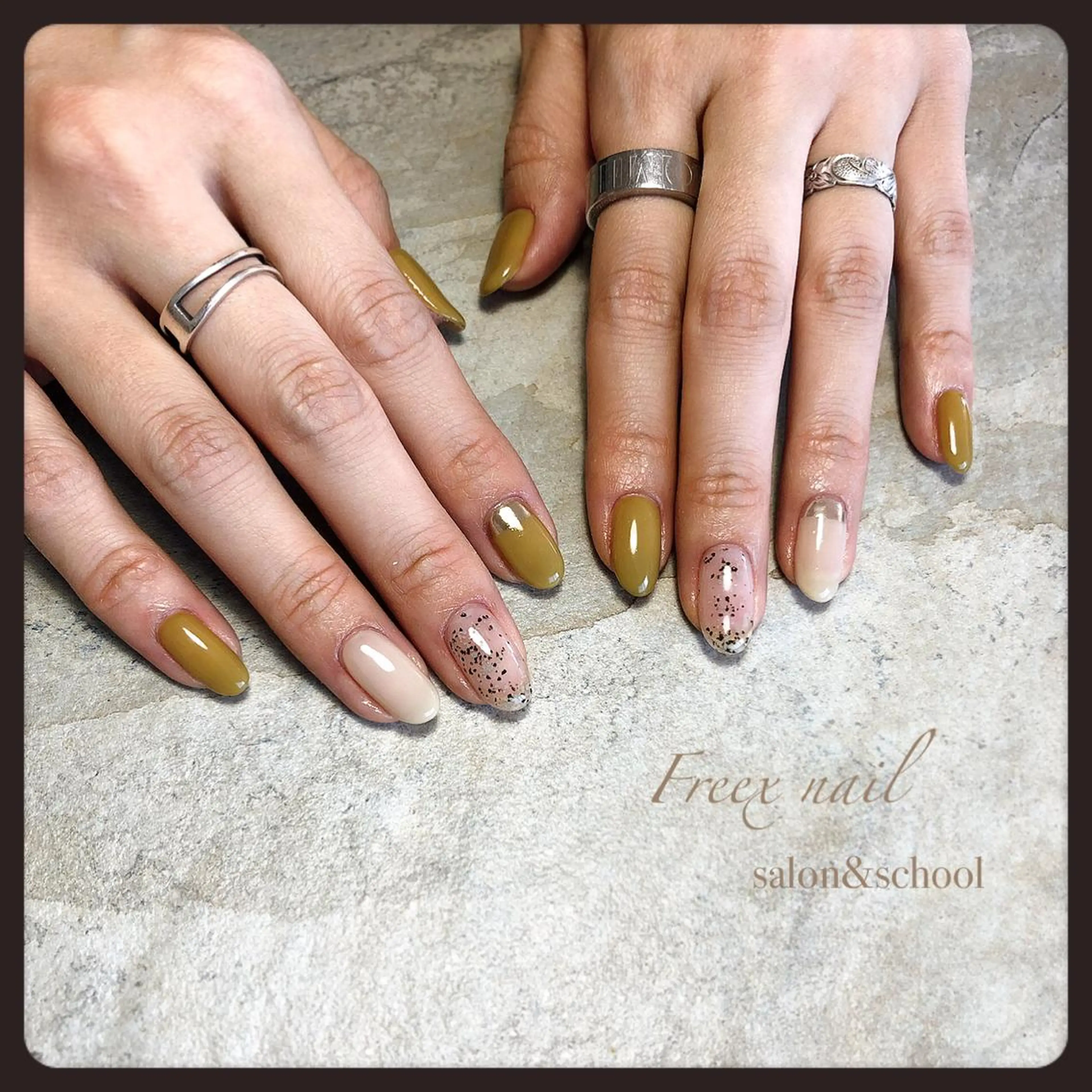 ネイル ミラーネイル Freex nail所属・freex nail /ニュアンス/個性派のネイルデザイン