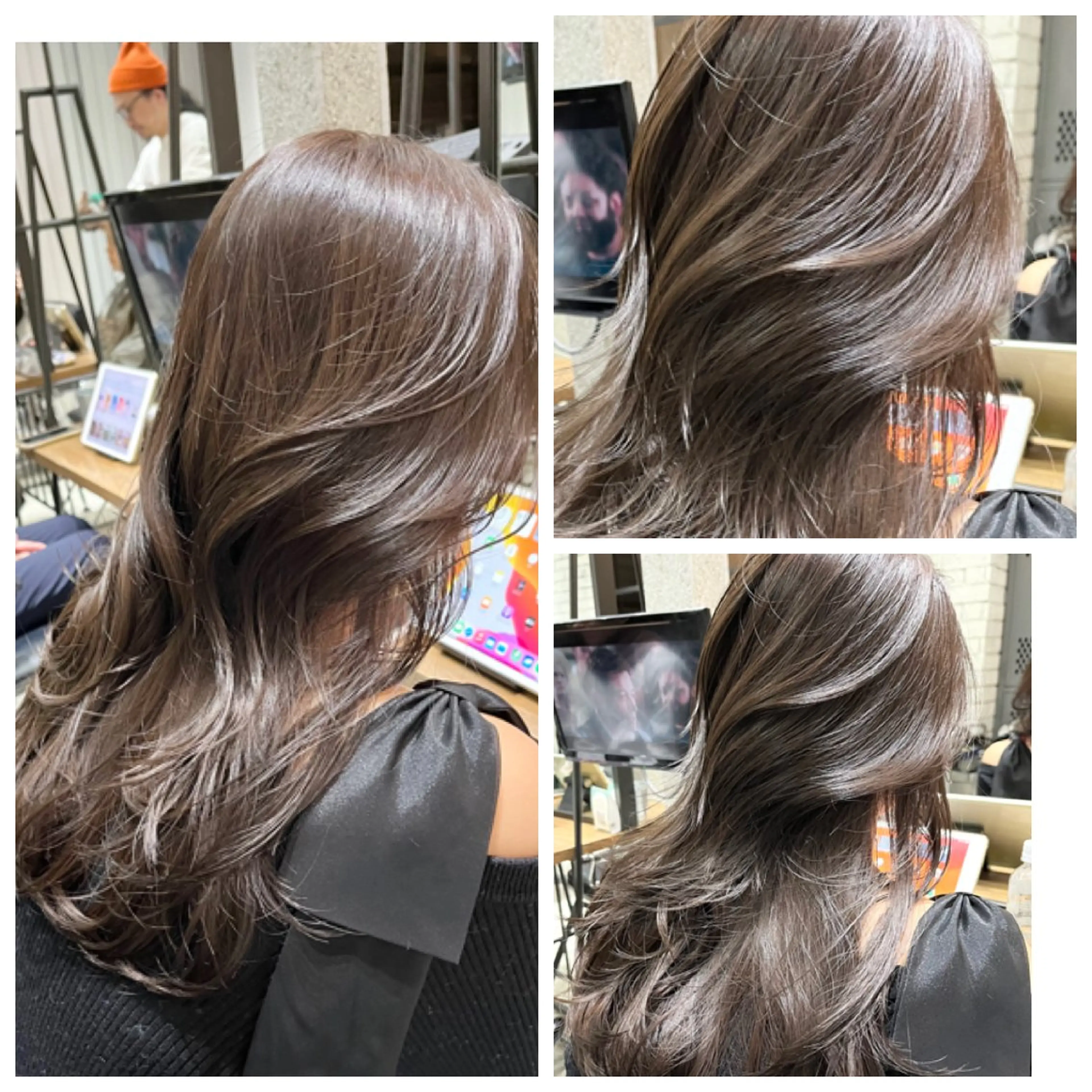 ブリーチなしダブルカラーの写真