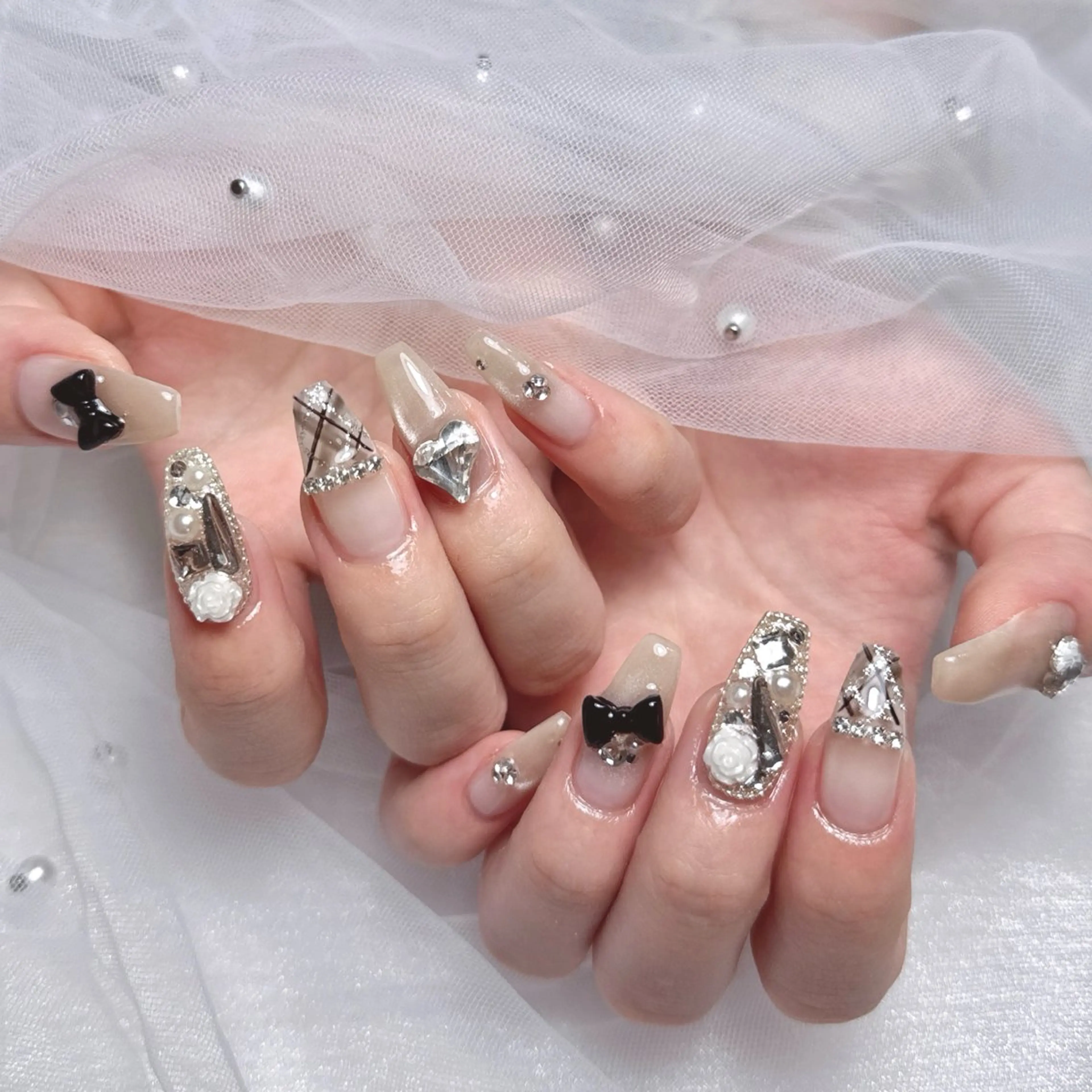 ネイル ハンドネイル Leliennail 🎀ハシグチのネイルデザイン